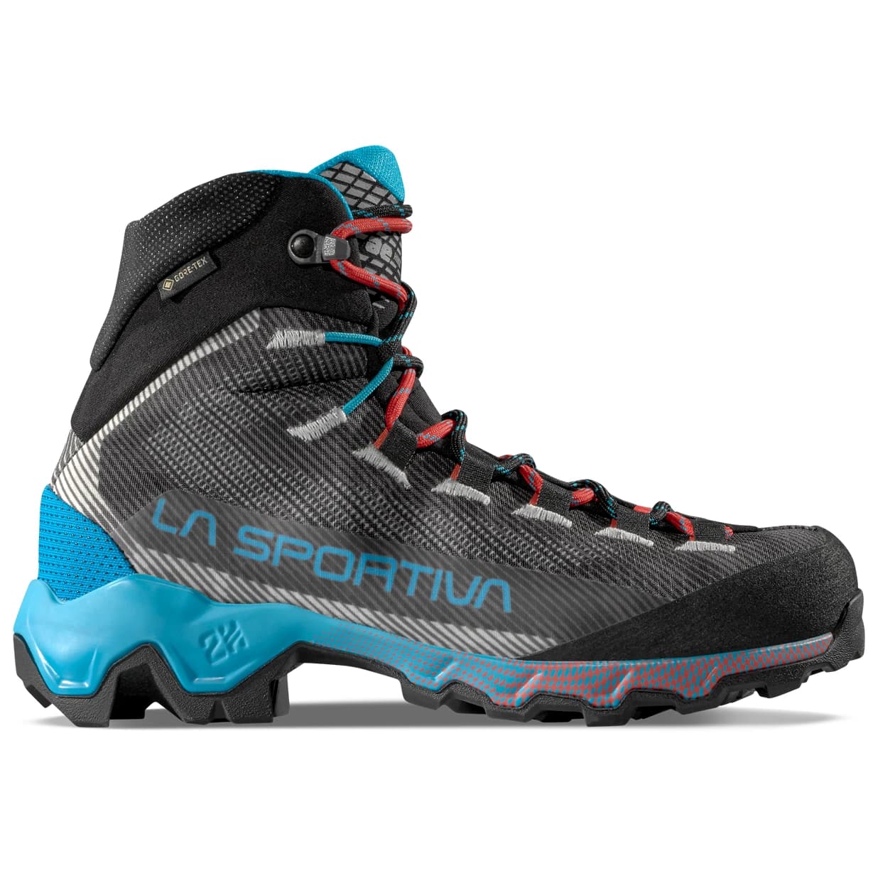 Дамски туристически обувки La sportiva Women's Aequilibrium Hike GTX Walking boots - Carbon / Malibu Blue