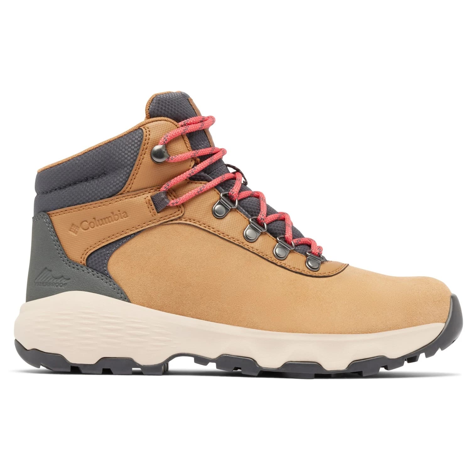 Дамски туристически обувки Columbia Women's Newton Wander Walking boots - Elk / Sunset Red