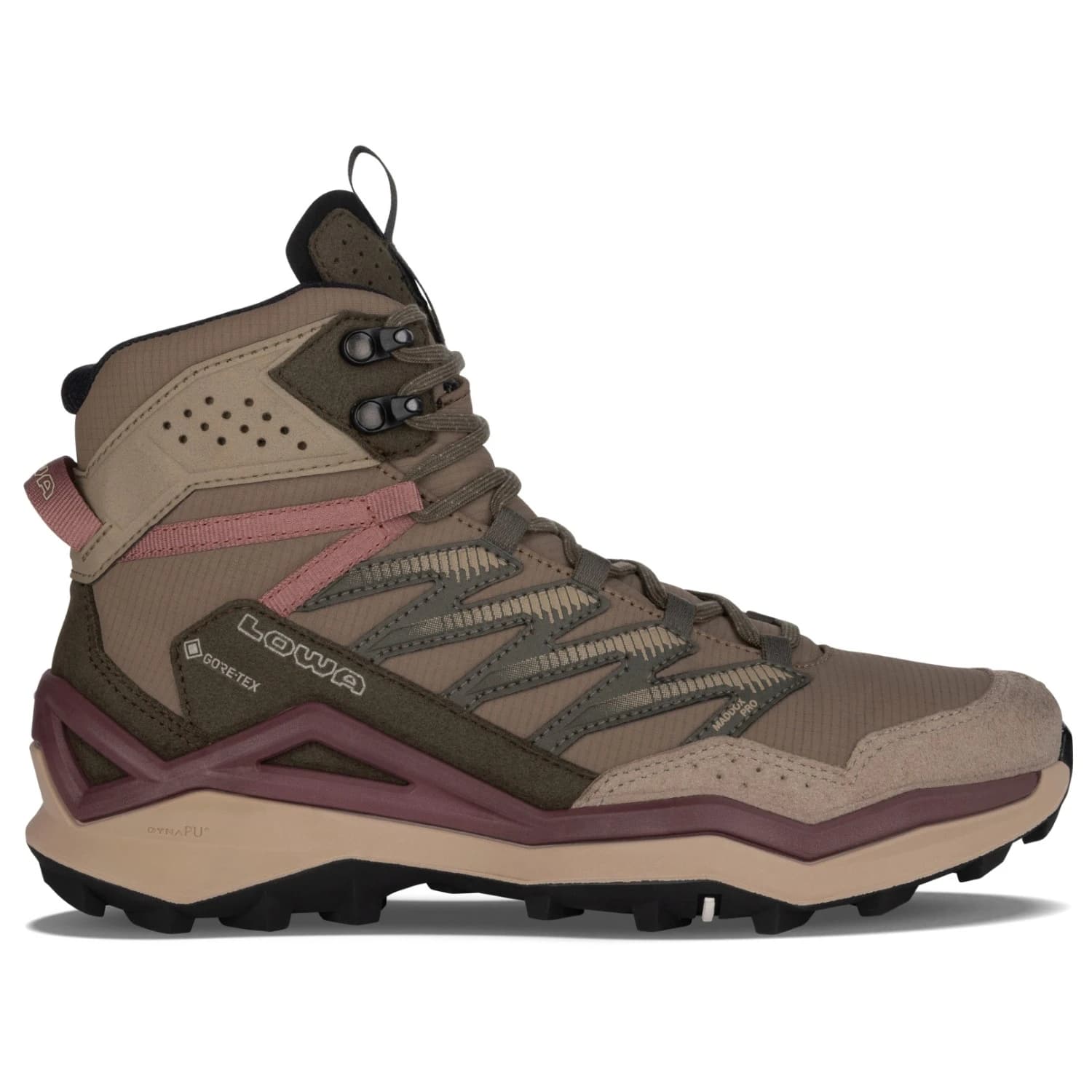 Дамски туристически обувки Lowa Women's Maddox Pro GTX Mid Walking boots - Desert / Old Rose