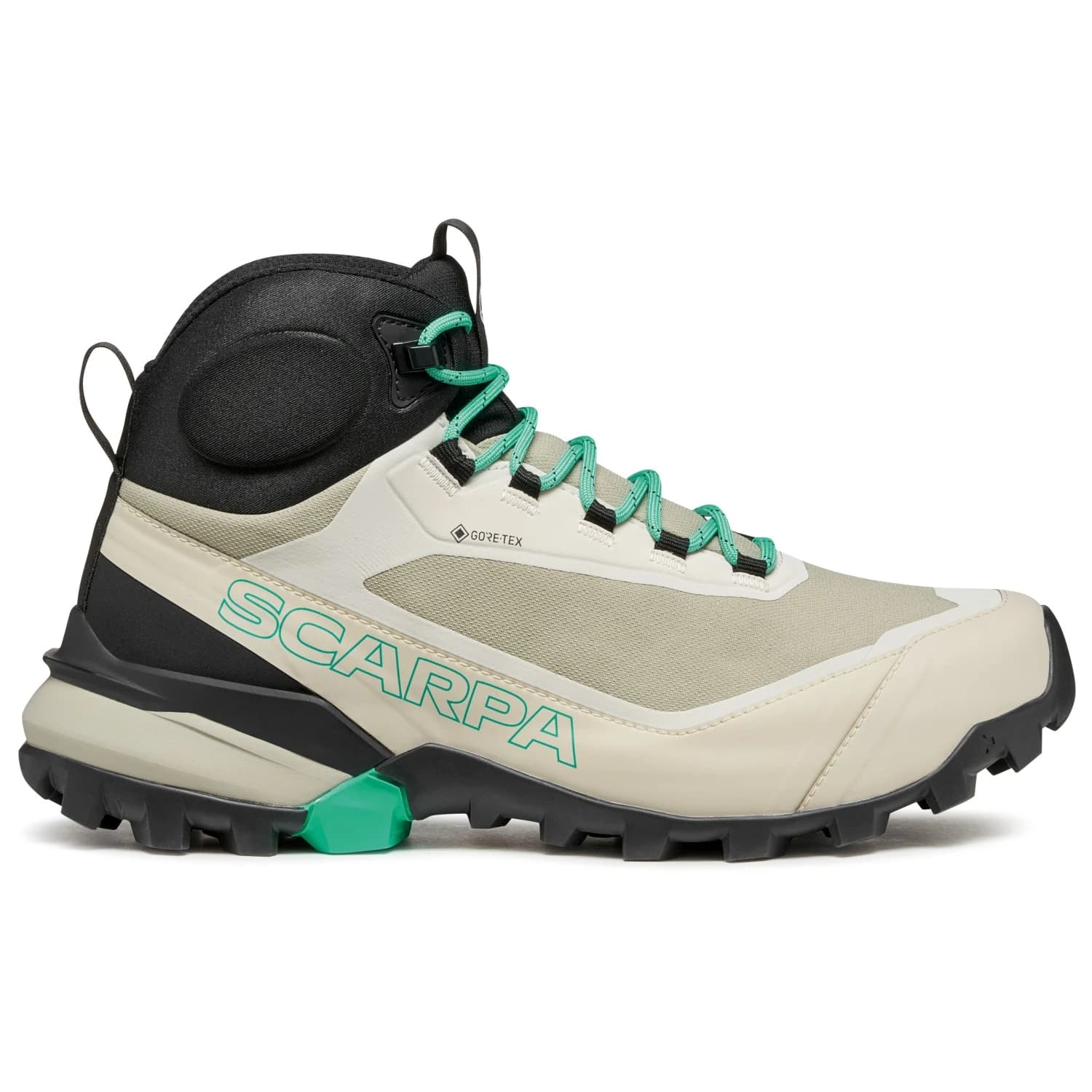 Дамски туристически обувки Scarpa Women's Ribelle Cross 2 Mid GTX Walking boots - Fog / Aqua Green