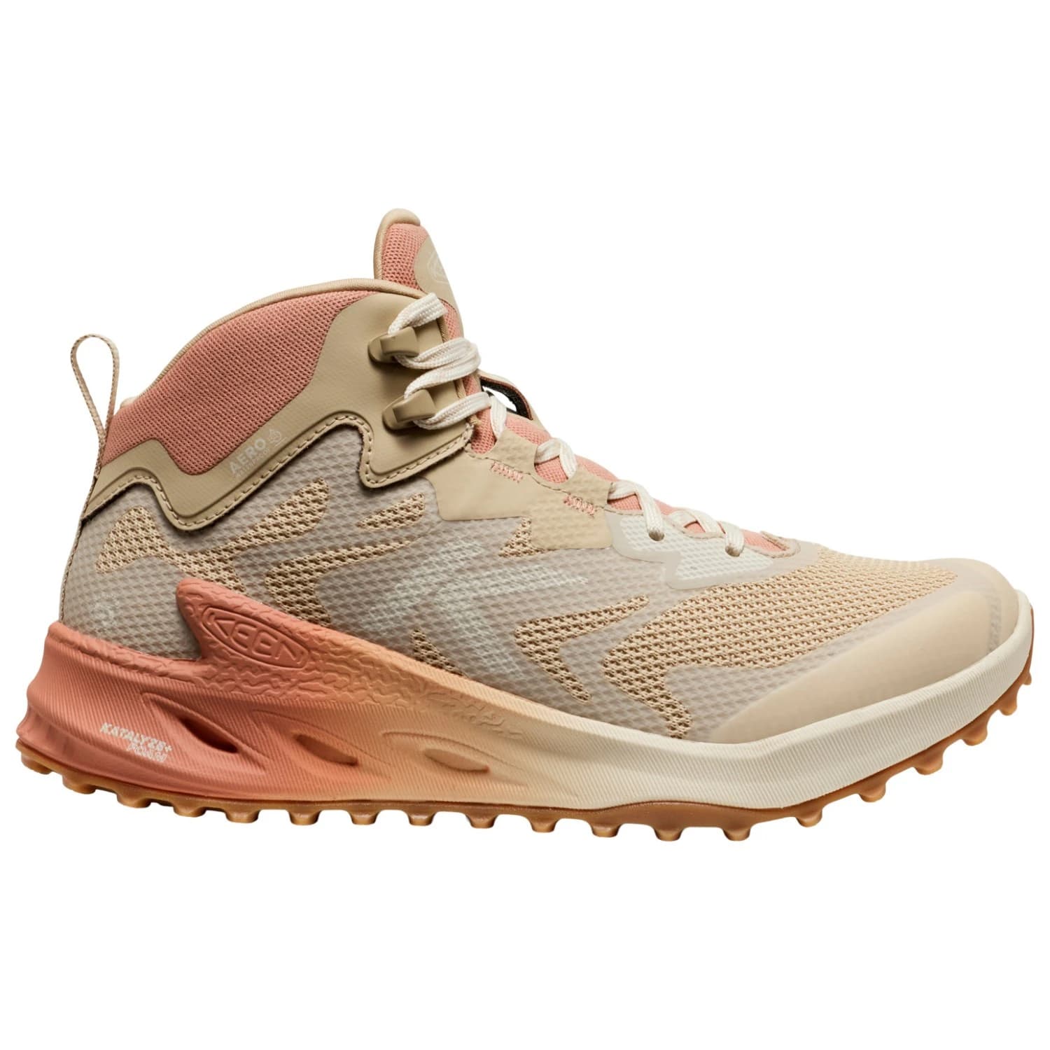 Дамски туристически обувки Keen Women's Zionic NXT Mid WP Walking boots - Safari / Cork