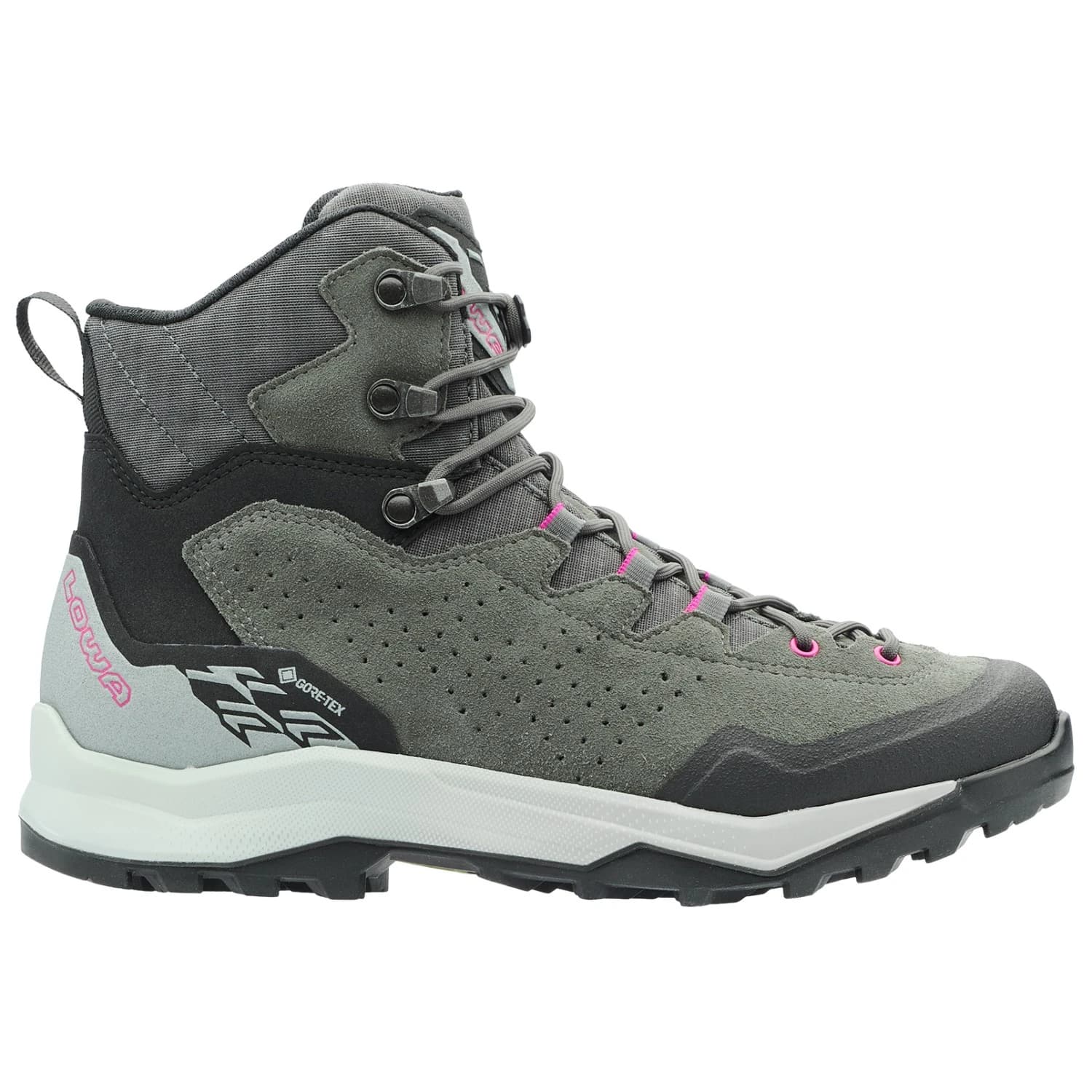 Дамски туристически обувки Lowa Women's Explorer GTX Mid Walking boots - Grey / Pink