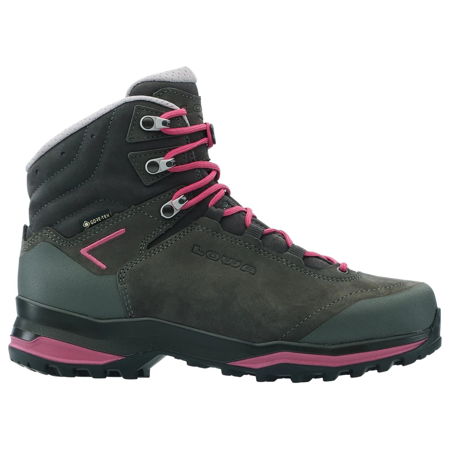 Дамски туристически обувки Lowa Women's Light Evo GTX Walking boots - Grey / Pink