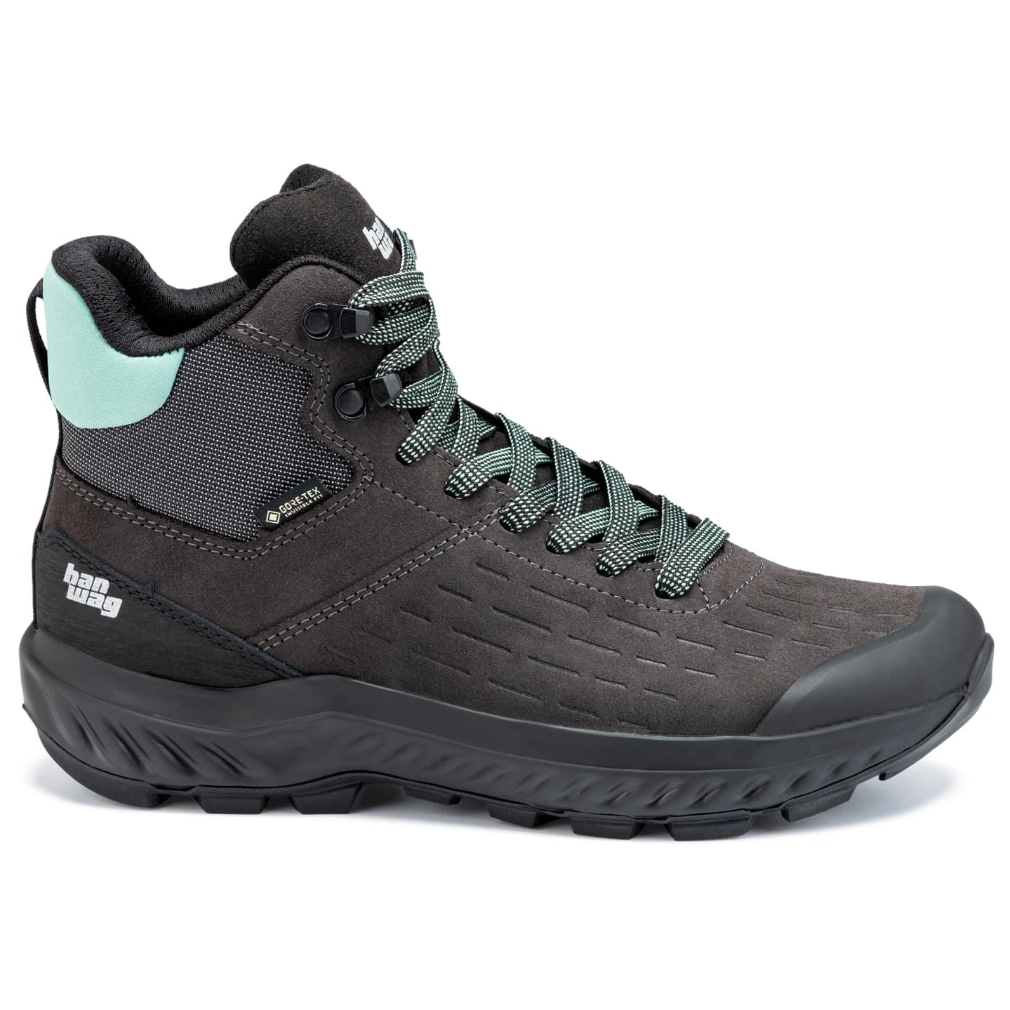 Дамски туристически обувки Hanwag Women's Kaduro Mid GTX Walking boots - Asphalt / Black