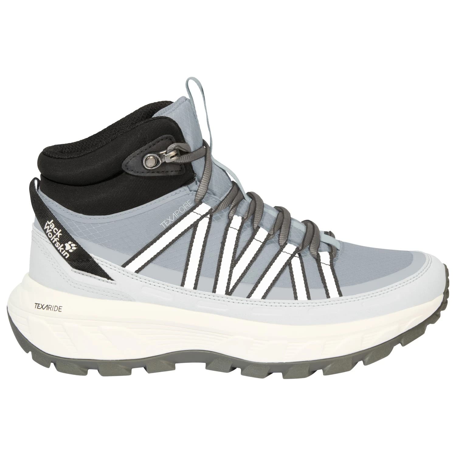 Дамски туристически обувки Jack Wolfskin Women's Wild Hike Texapore Mid Walking boots - Ash