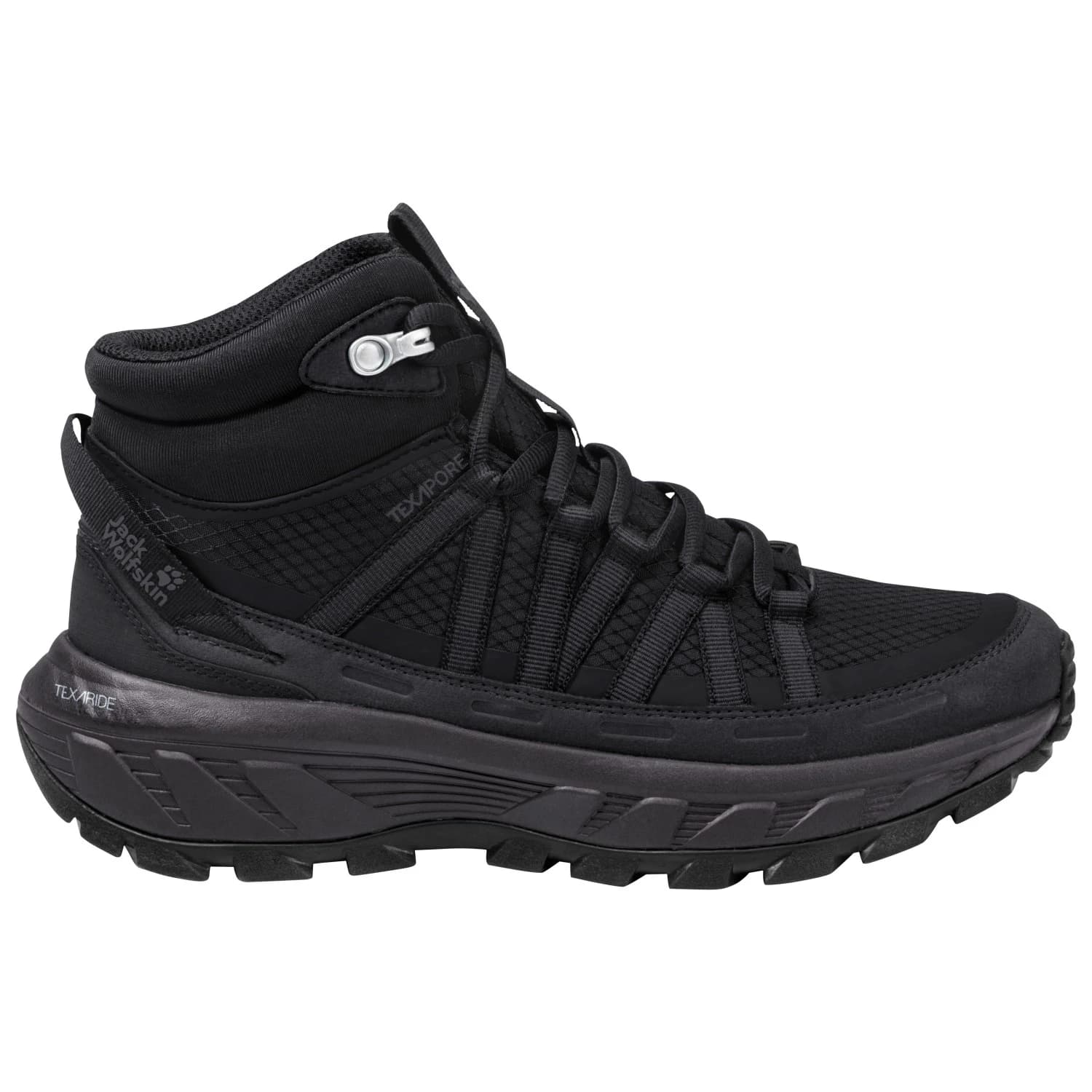 Дамски туристически обувки Jack Wolfskin Women's Wild Hike Texapore Mid Walking boots - Black