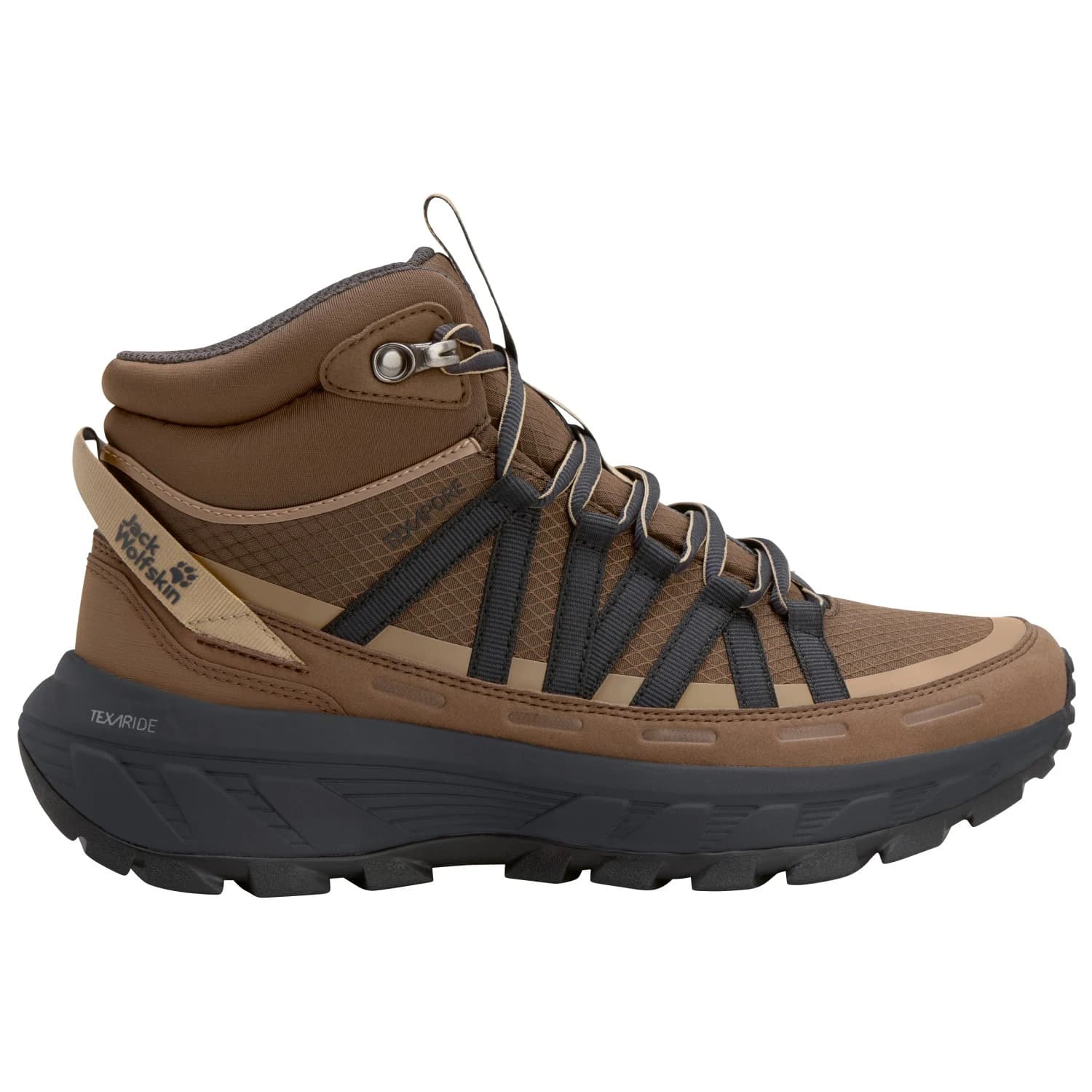Дамски туристически обувки Jack Wolfskin Women's Wild Hike Texapore Mid Walking boots - Fawn
