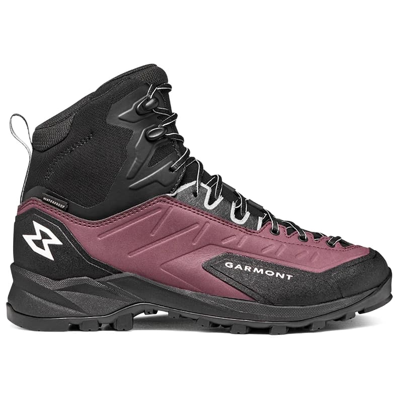 Дамски туристически обувки Garmont Women's Oron Mid WP Walking boots - Black / Huckleberry Violet
