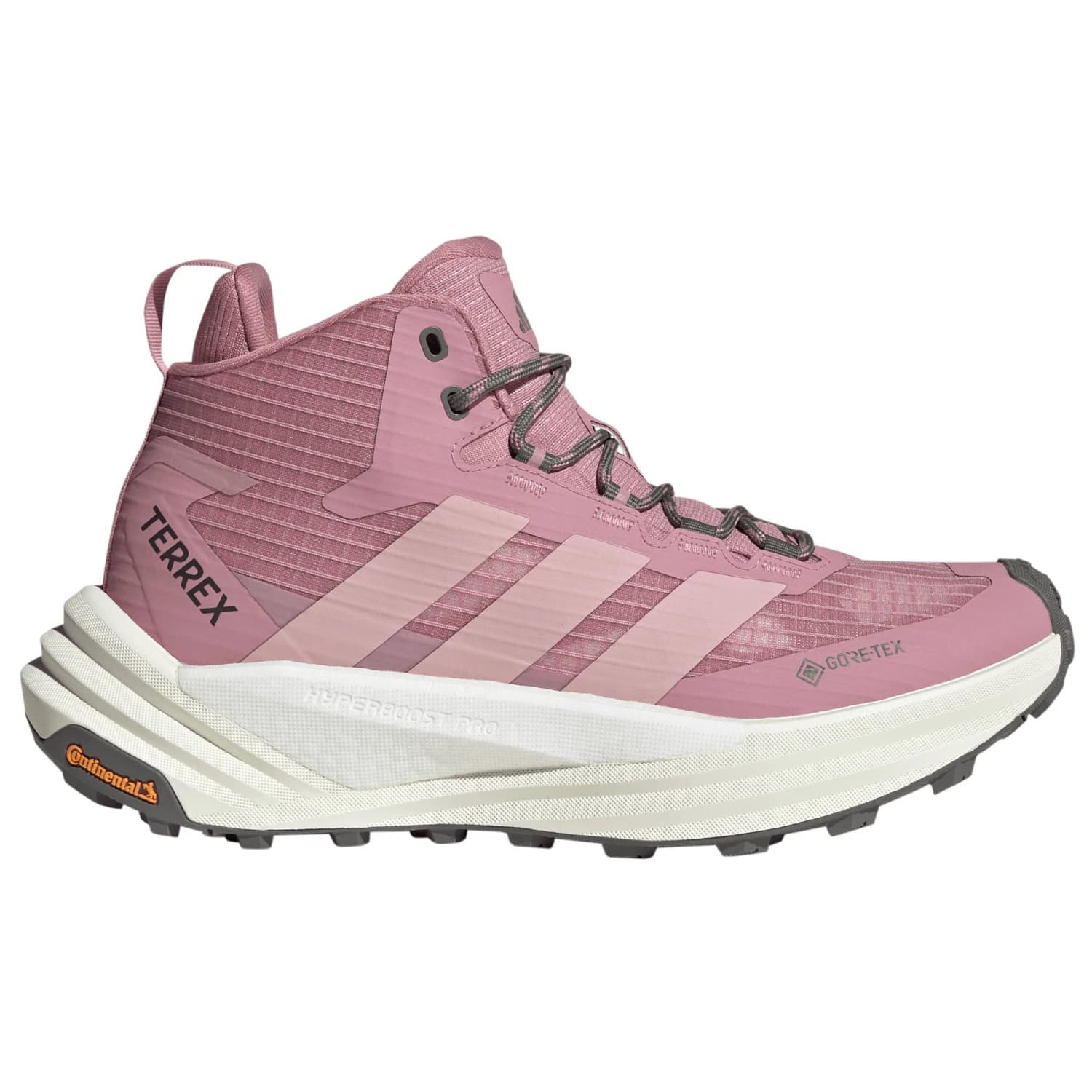 Дамски туристически обувки adidas Terrex Women's Freehiker 3 Mid GTX Walking boots - Magic Mauve / Dual Lilac / Grey Four