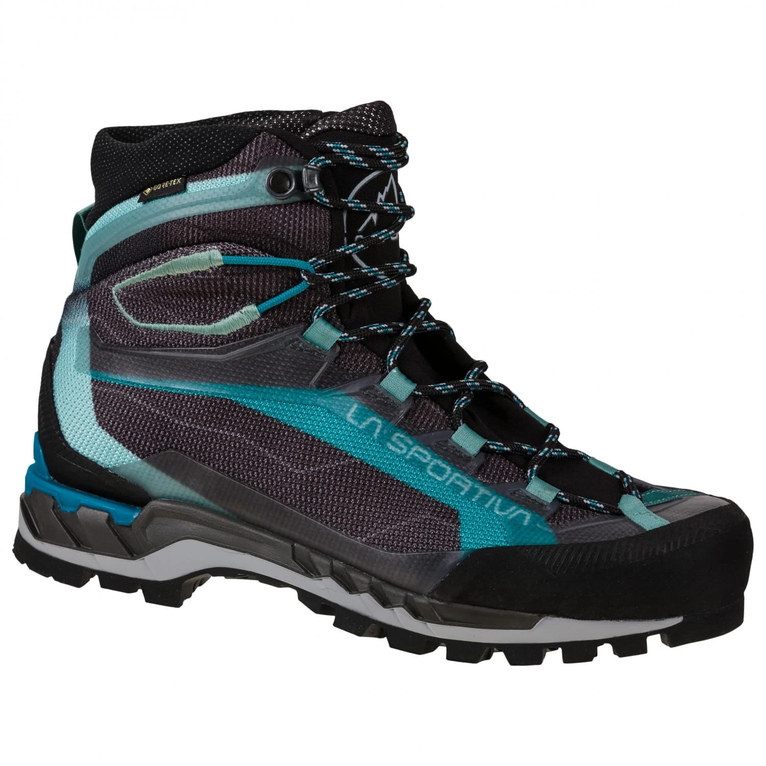 Дамски алпийски обувки La Sportiva Women's Trango Tech GTX Mountaineering boots - Carbon / Lagoon
