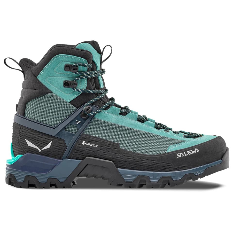 Дамски алпийски обувки Salewa Women's MTN Trainer 3 Tech Mid GTX Mountaineering boots - Willow / Orion Blue