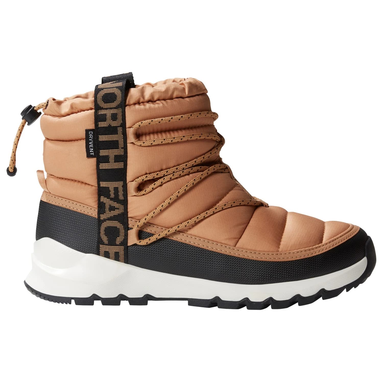 Дамски зимни ботуши The north face Women's Thermoball Lace Up WP Winter boots - Almond Butter / TNF Black