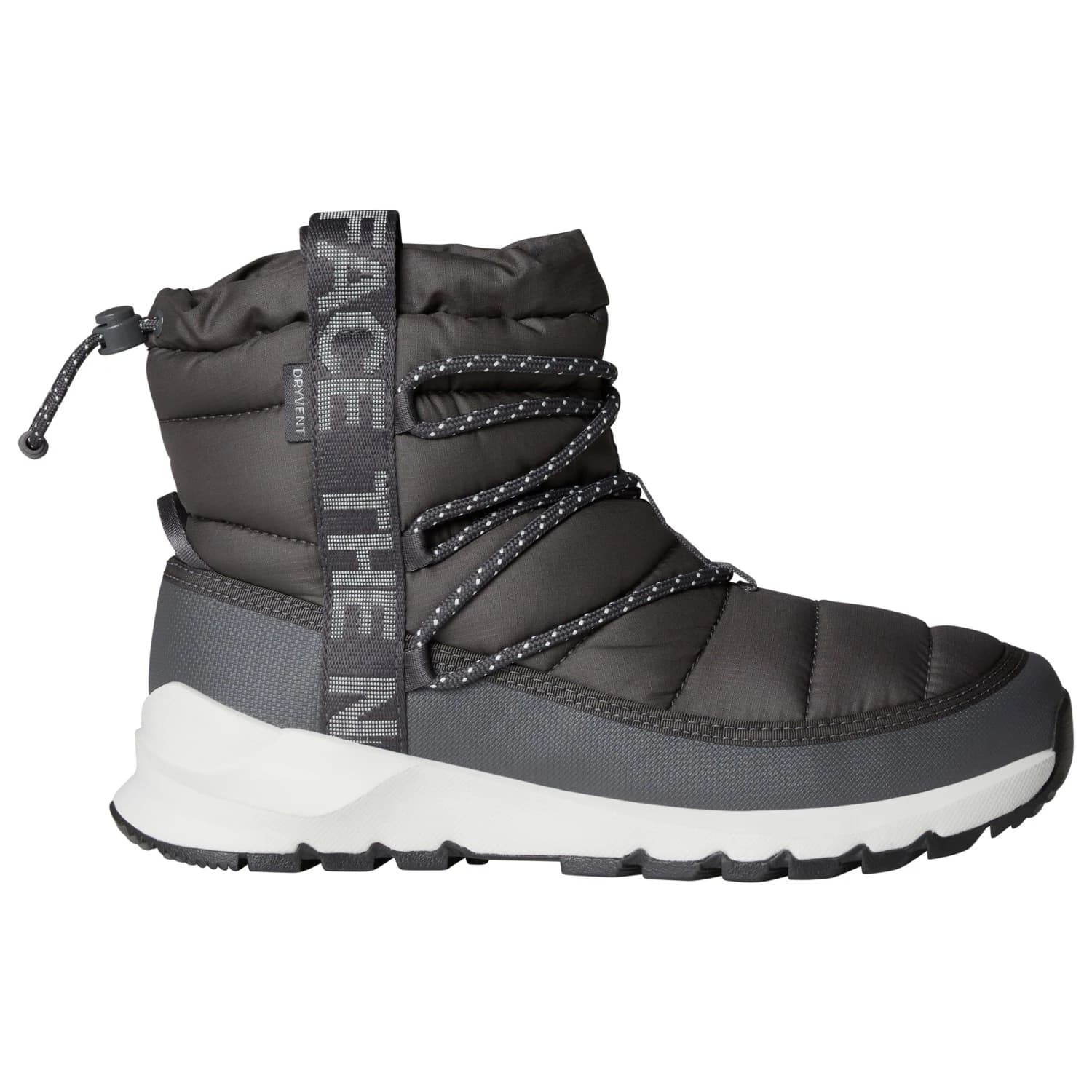 Дамски зимни ботуши The north face Women's Thermoball Lace Up WP Winter boots - Anthracite Grey / White Ash