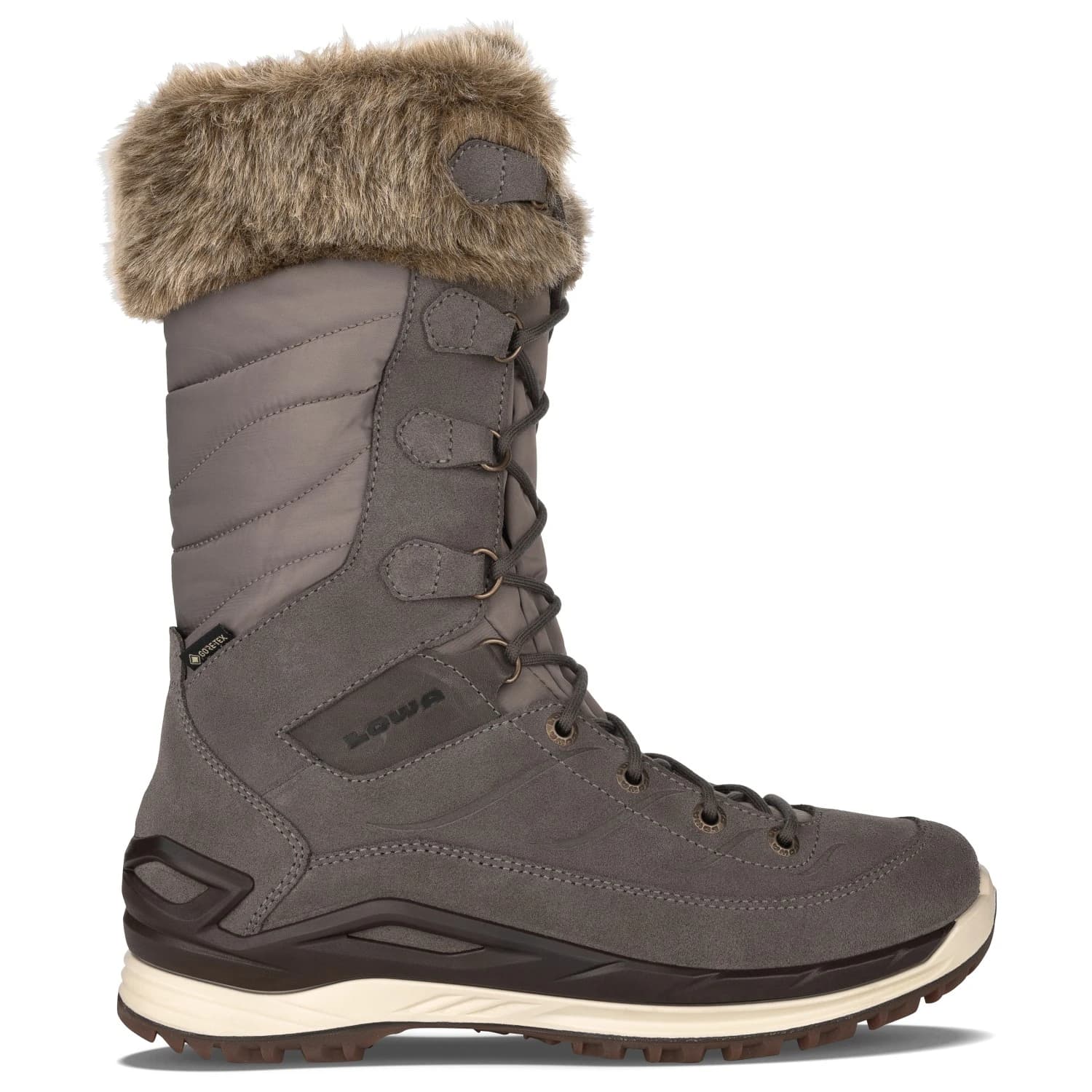 Дамски зимни ботуши Lowa Women's Alba Evo GTX Winter boots - Stone / Panna