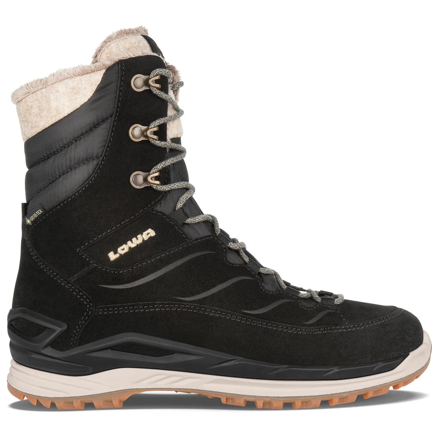 Дамски зимни ботуши Lowa Women's Calceta Evo GTX Winter boots - Black / Champagne