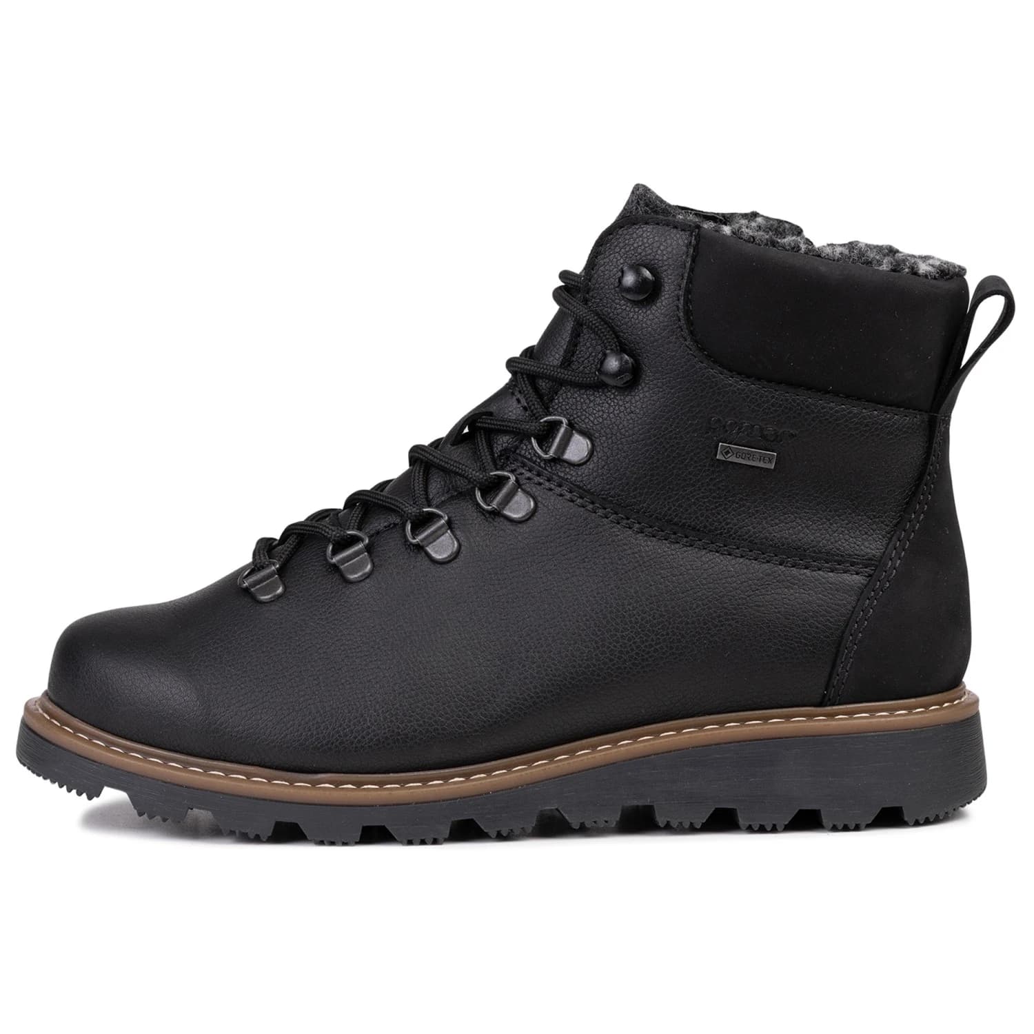 Дамски зимни ботуши Pomar Women's Terho GTX Ankle Boot Winter boots - Black Nappa Rice