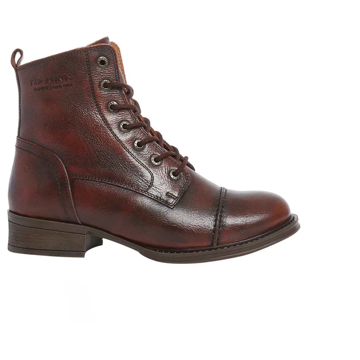 Зимни ботуши Ten Points Women's Pandora Boots Wool Lining Winter boots - Rust