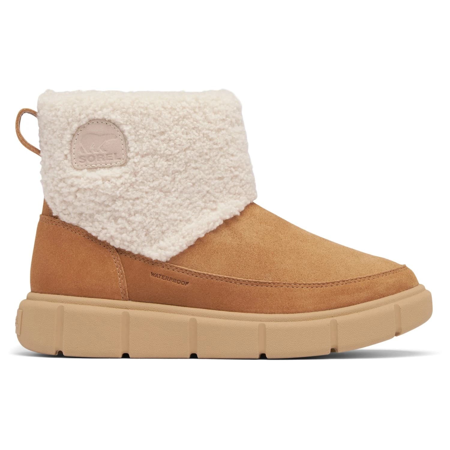 Дамски зимни ботуши Sorel Women's Explorer III Slip-On Cozy Waterproof Winter boots - Tawny Buff / Sea Salt