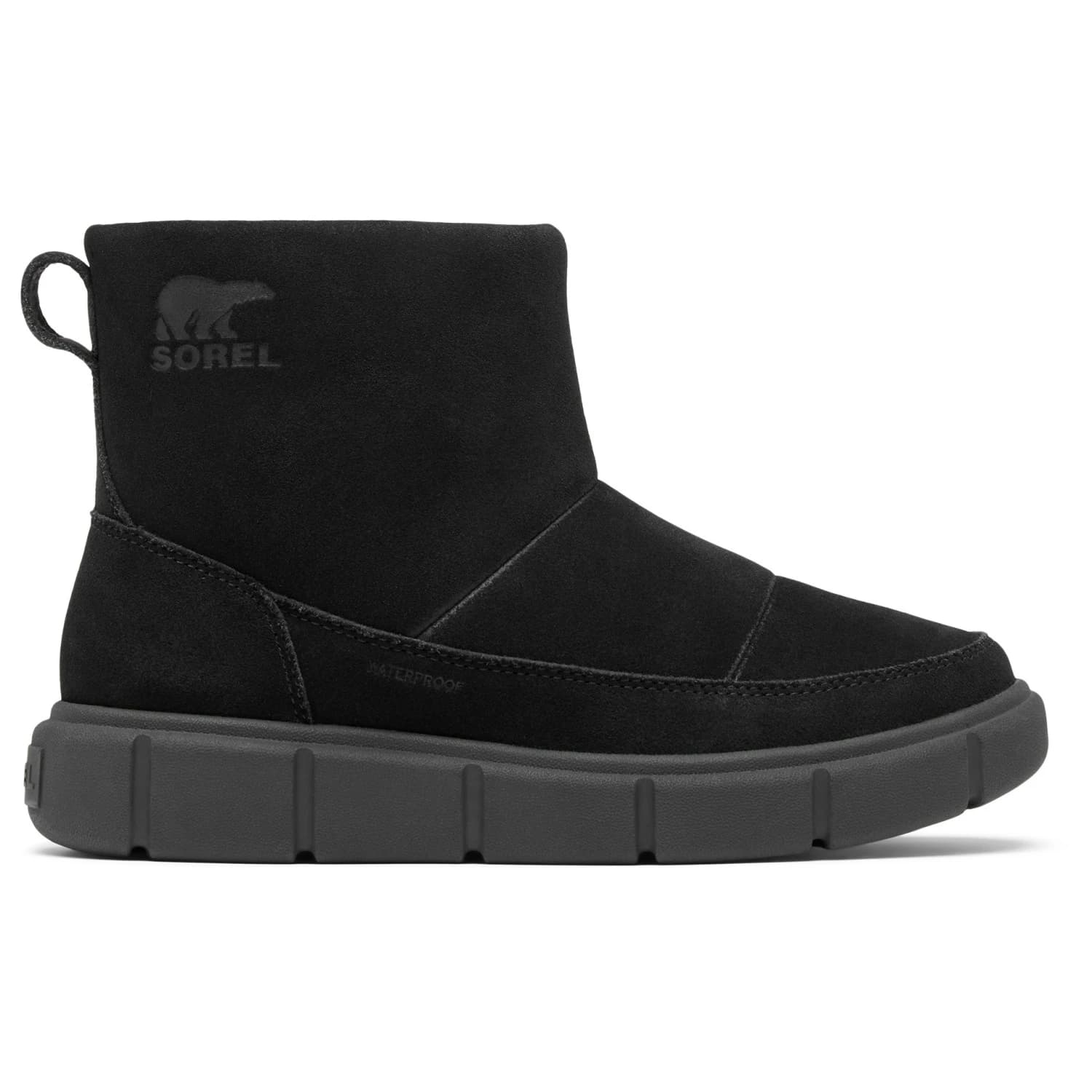 Дамски зимни ботуши Sorel Women's Explorer III Slip-On Waterproof Winter boots - Black / Sea Salt