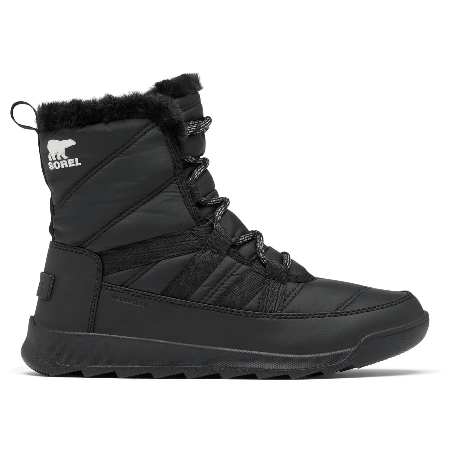 Дамски зимни ботуши Sorel Women's Whitney II Plus Lace Waterproof Winter boots - Black / Quarry