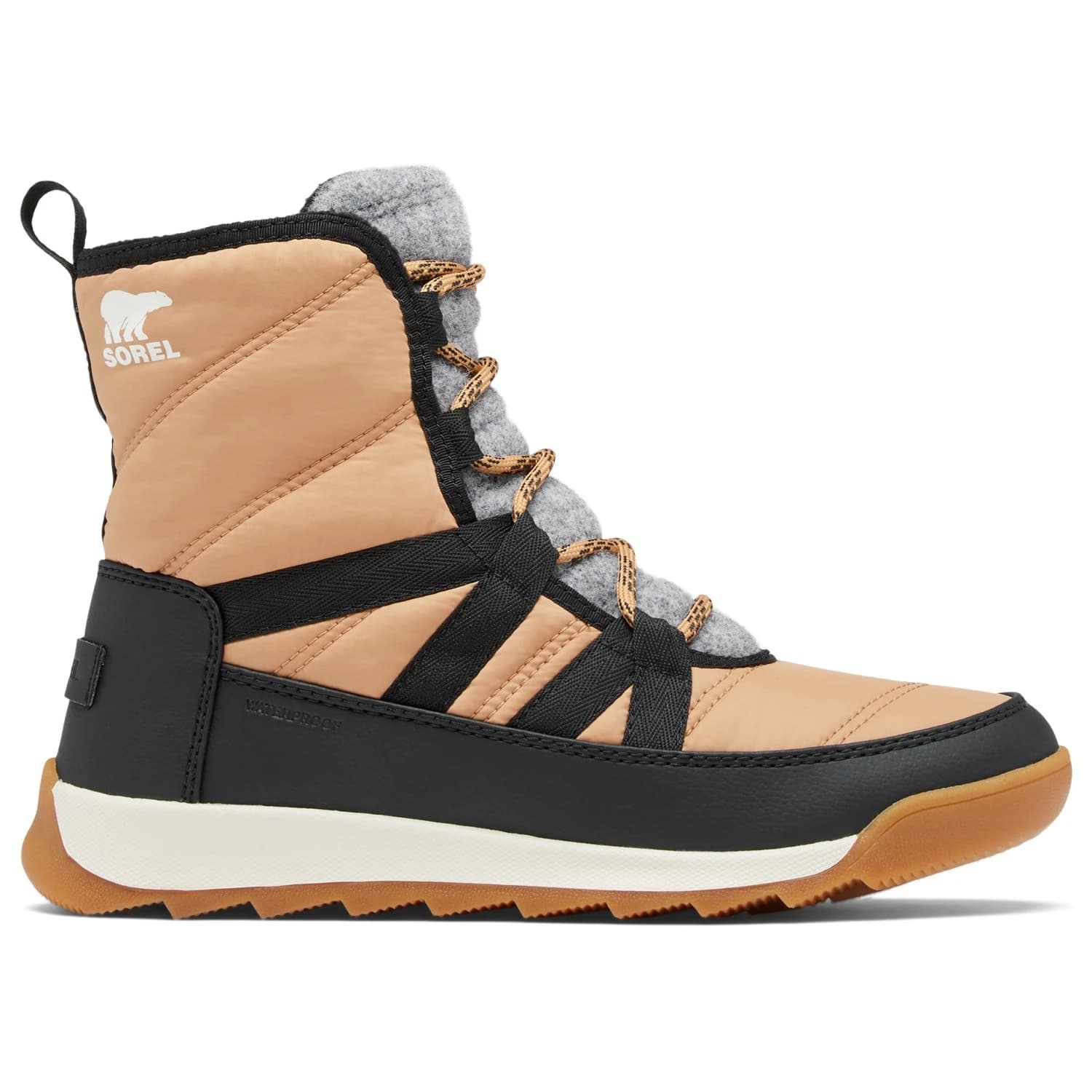 Дамски зимни ботуши Sorel Women's Whitney II Plus Lace Waterproof Winter boots - Tawny Buff / Black