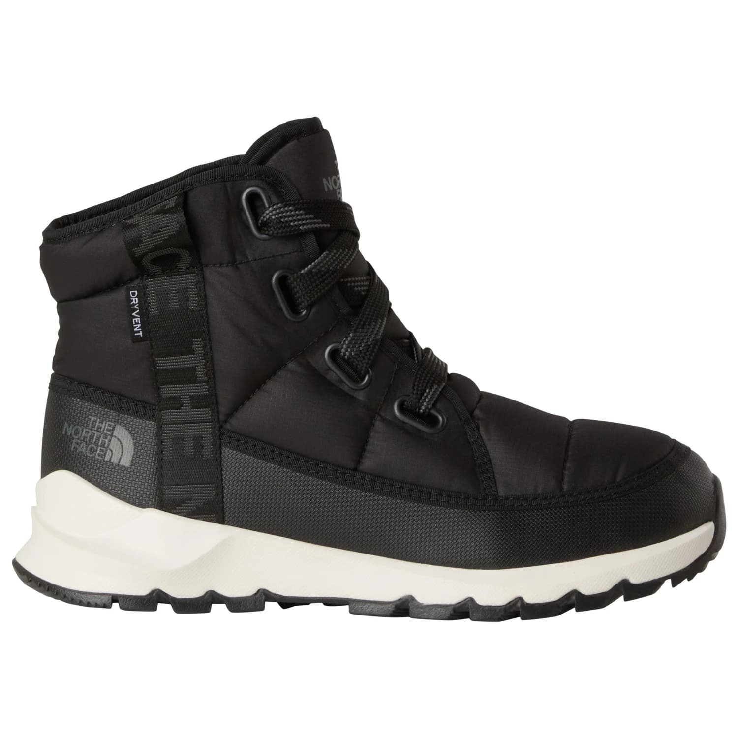 Зимни ботуши The North Face Women's Thermoball Lace Up Luxe Waterproof Winter boots - TNF Black / Asphalt Grey