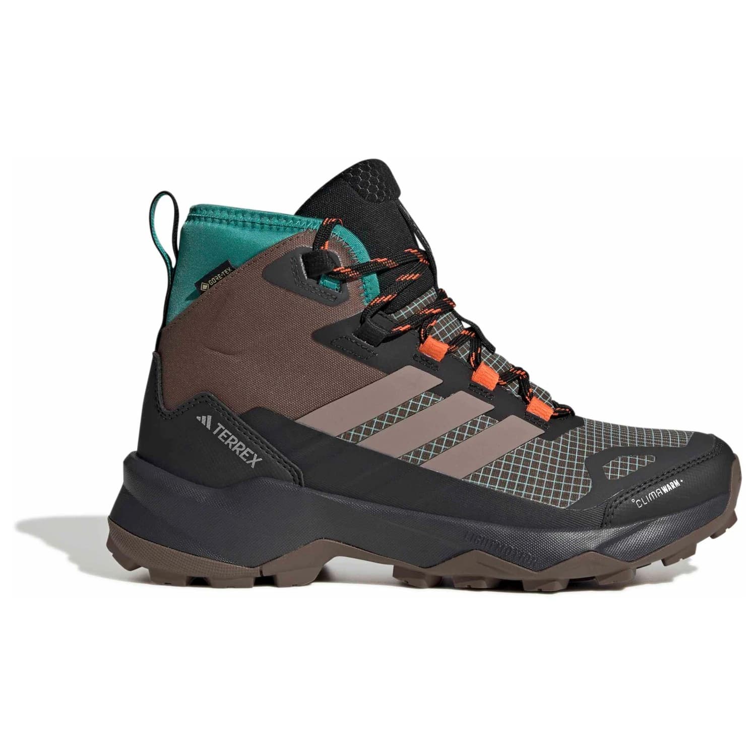 Дамски туристически обувки Adidas terrex Women's Terrex Skychaser AX5 Mid GTX CW+ Winter boots - Earth Strata / Trace Brown / Pure Teal