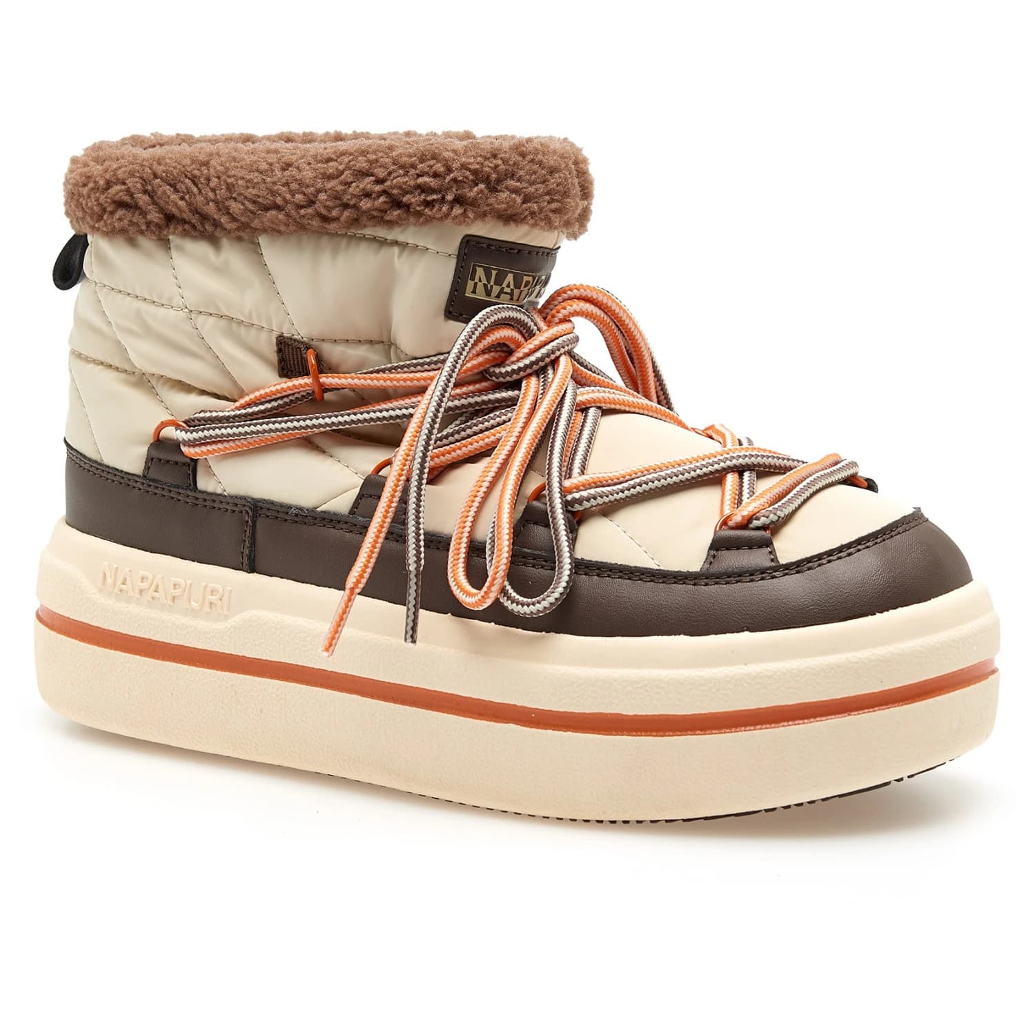 Дамски зимни ботуши Napapijri Women's Mid Boot Glacier Winter boots - Humus Beige