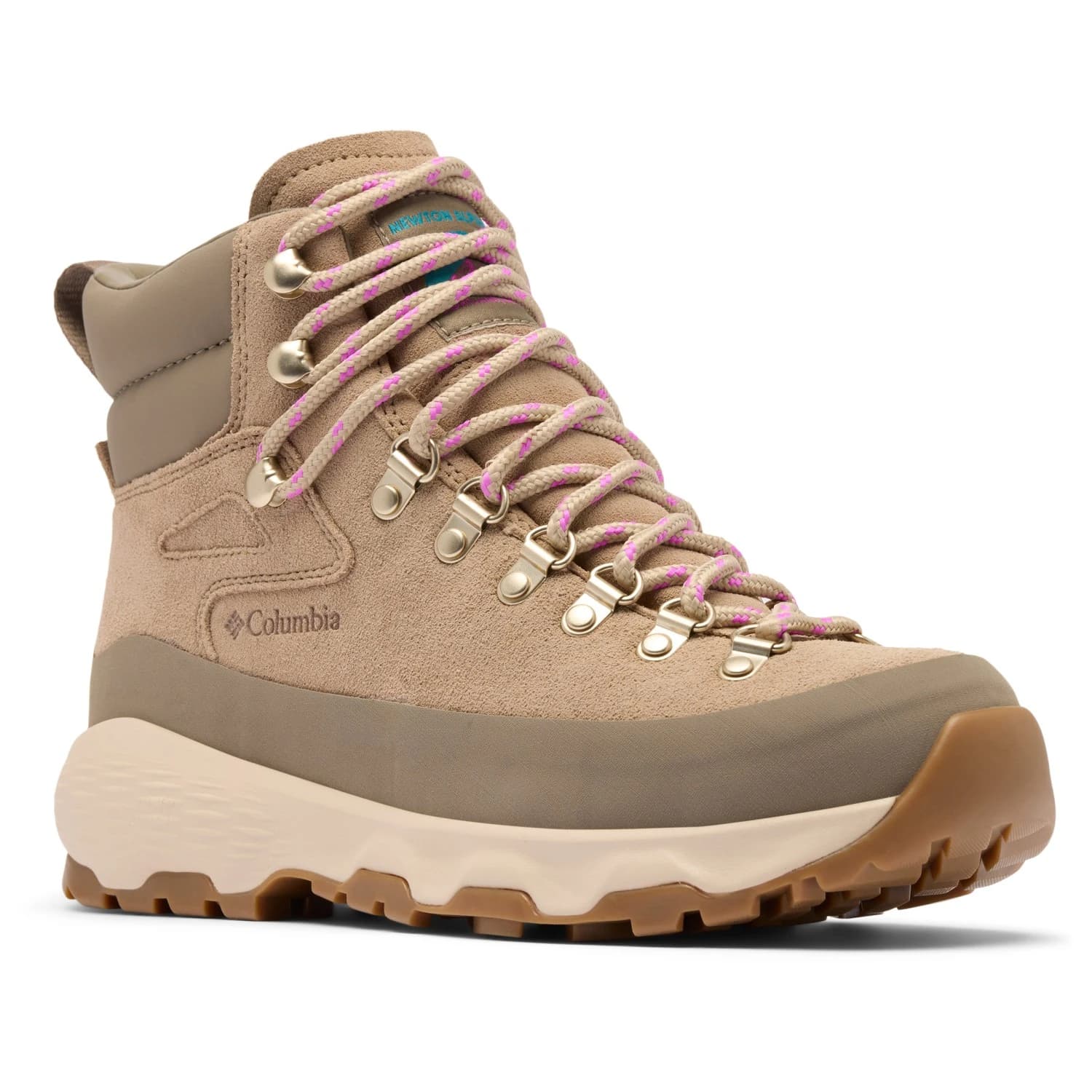 Дамски туристически обувки Columbia Women's Newton Alpine PT Walking boots - Oxford Tan / Foxglove