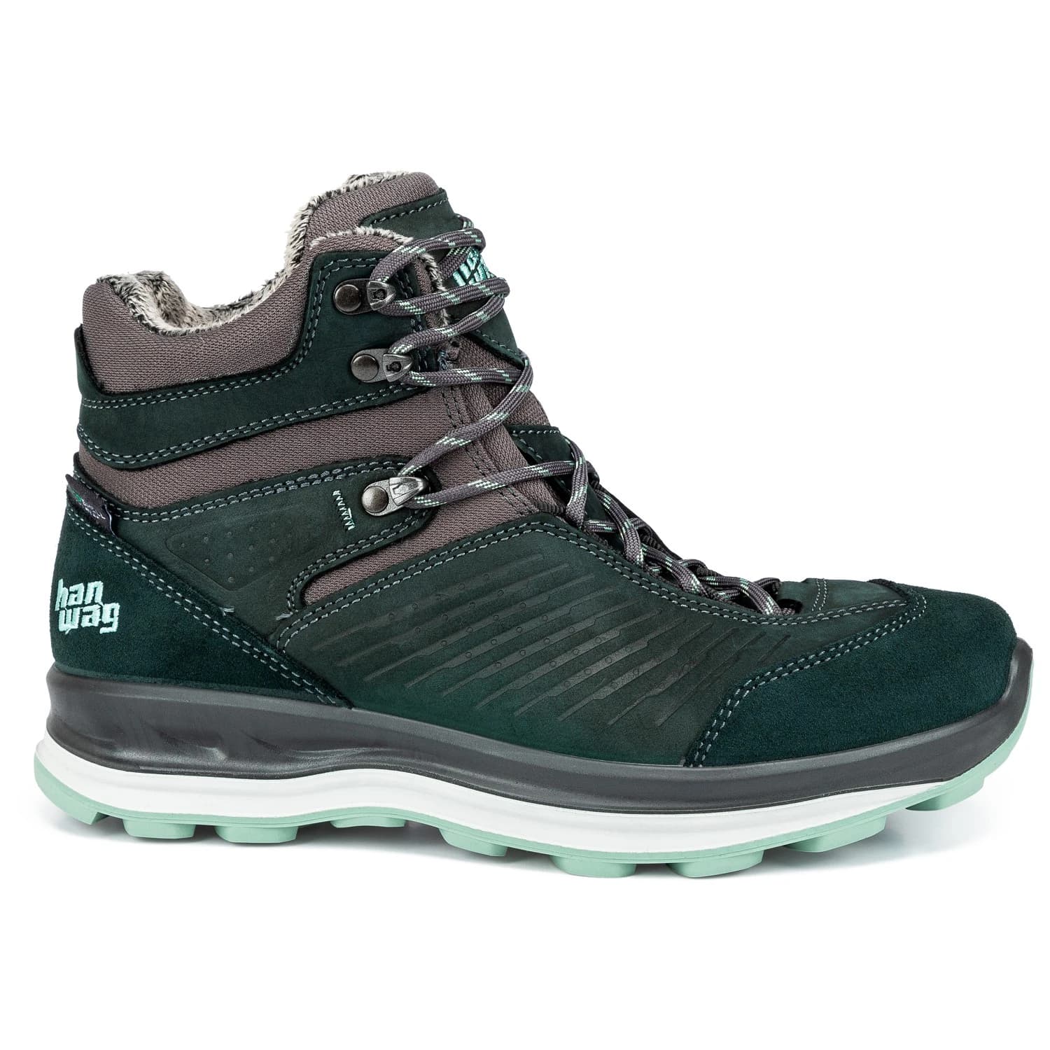 Дамски зимни ботуши Hanwag Women's Bluestrait Mid ES Winter boots - Petrol / Mint