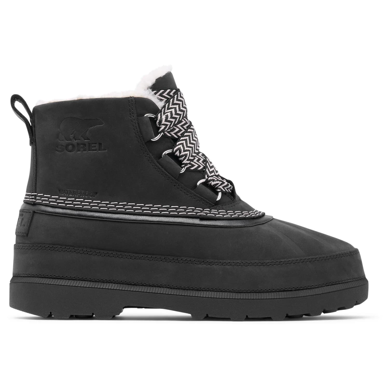 Зимни ботуши Sorel Women's Ambler Fireside Chukka WP Winter boots - Black / Dark Stone
