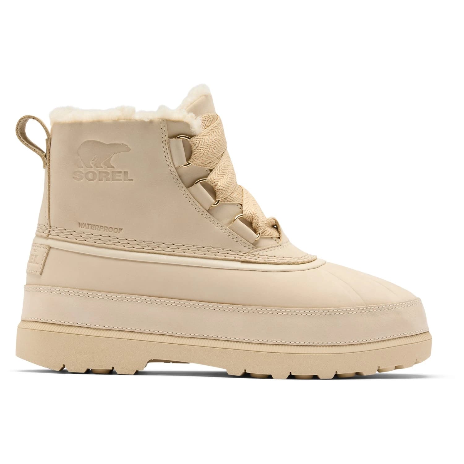 Зимни ботуши Sorel Women's Ambler Fireside Chukka WP Winter boots - Bleached Ceramic / Warm Gold