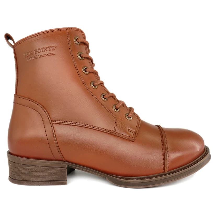 Зимни ботуши Ten Points Pandora Lace & Zip Boots Casual boots - Lightbrown