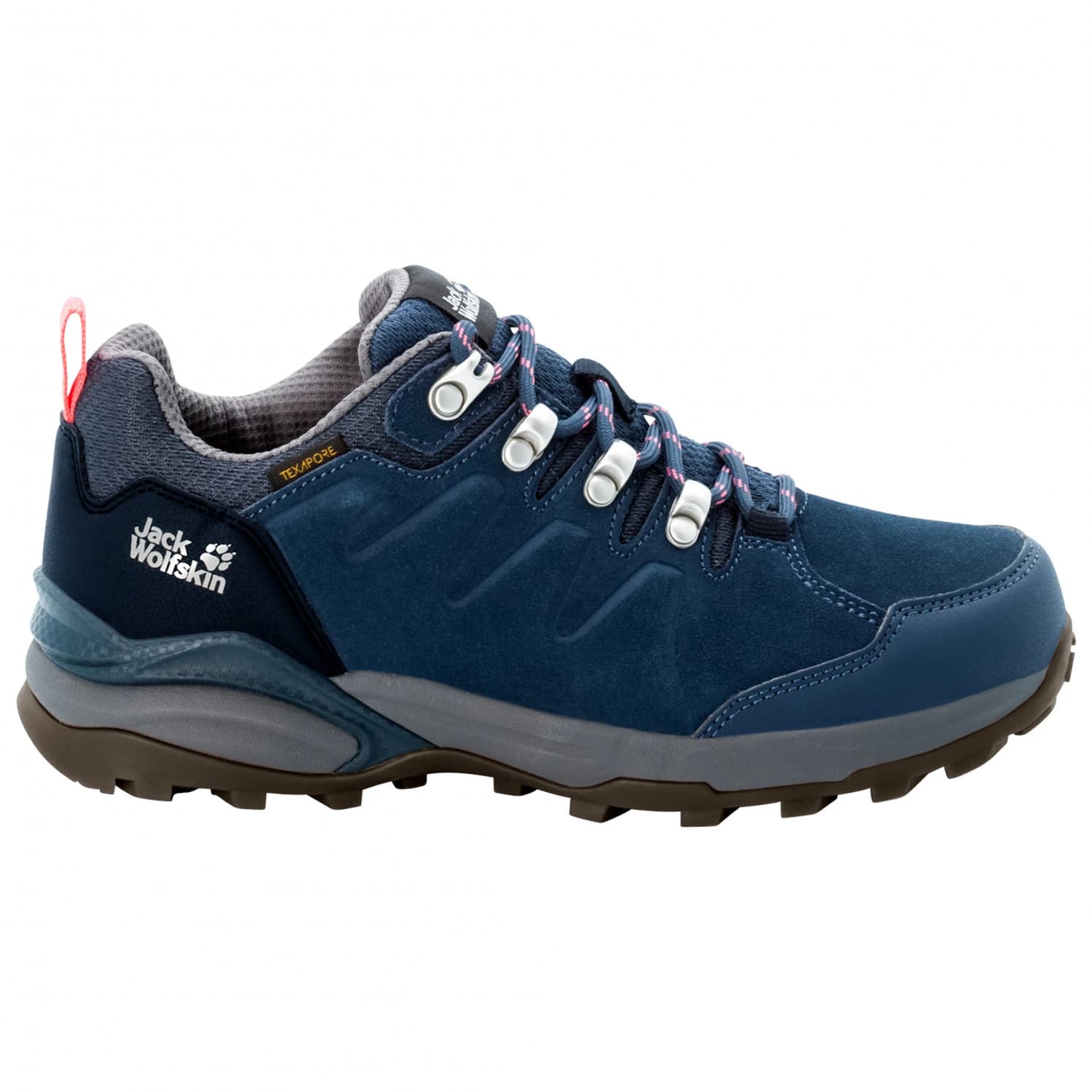 Дамски мултиспорт обувки Jack Wolfskin Women's Refugio Texapore Low Multisport shoes - Dark Blue / Grey