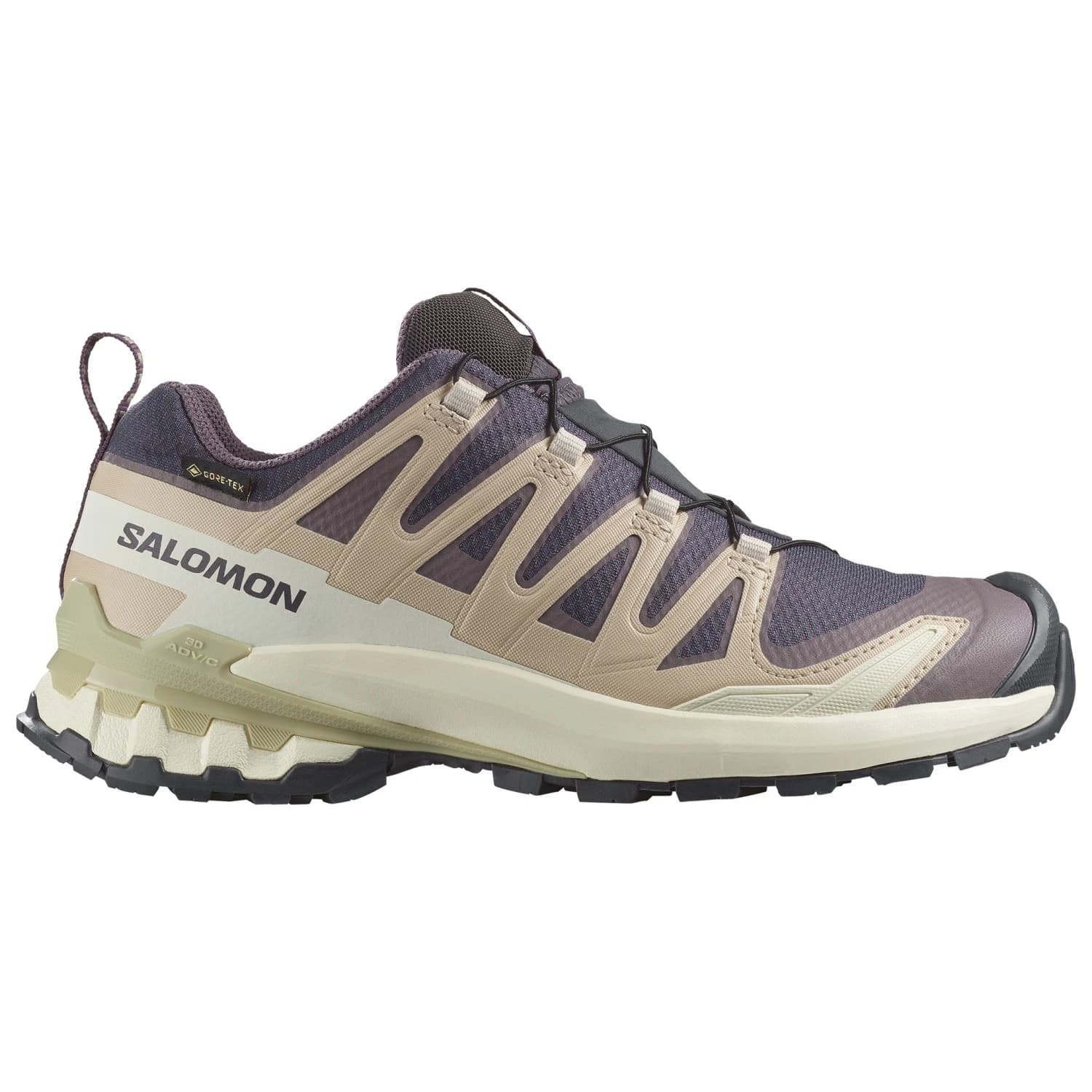 Дамски мултиспорт обувки Salomon Women's XA Pro 3D V9 GTX Multisport shoes - Nine Iron / Oxford Tan / Alfalfa