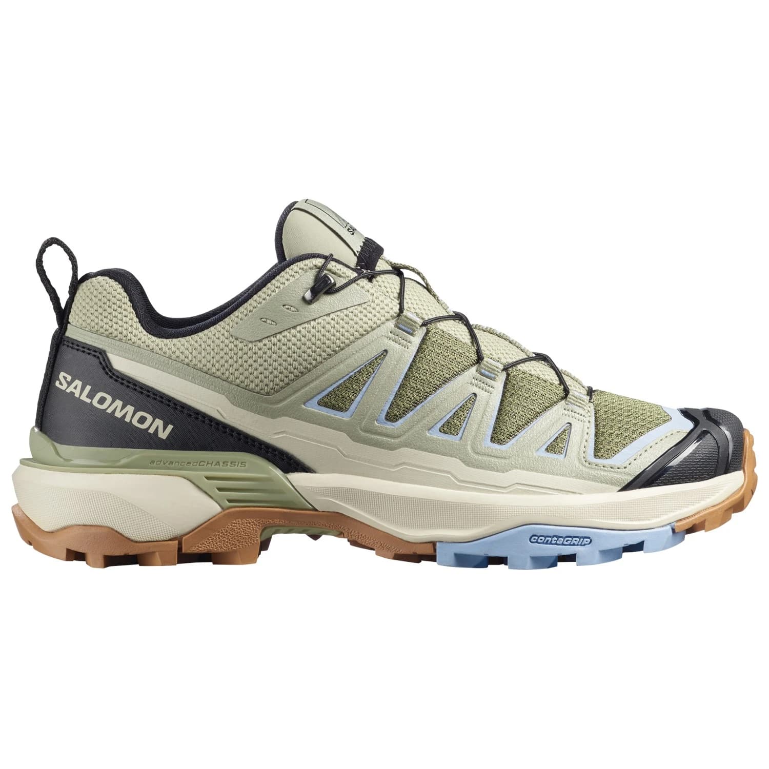 Дамски мултиспорт обувки Salomon Women's X Ultra 360 Edge Multisport shoes - Deep Lichen Green / Tea / Brunnera Blue