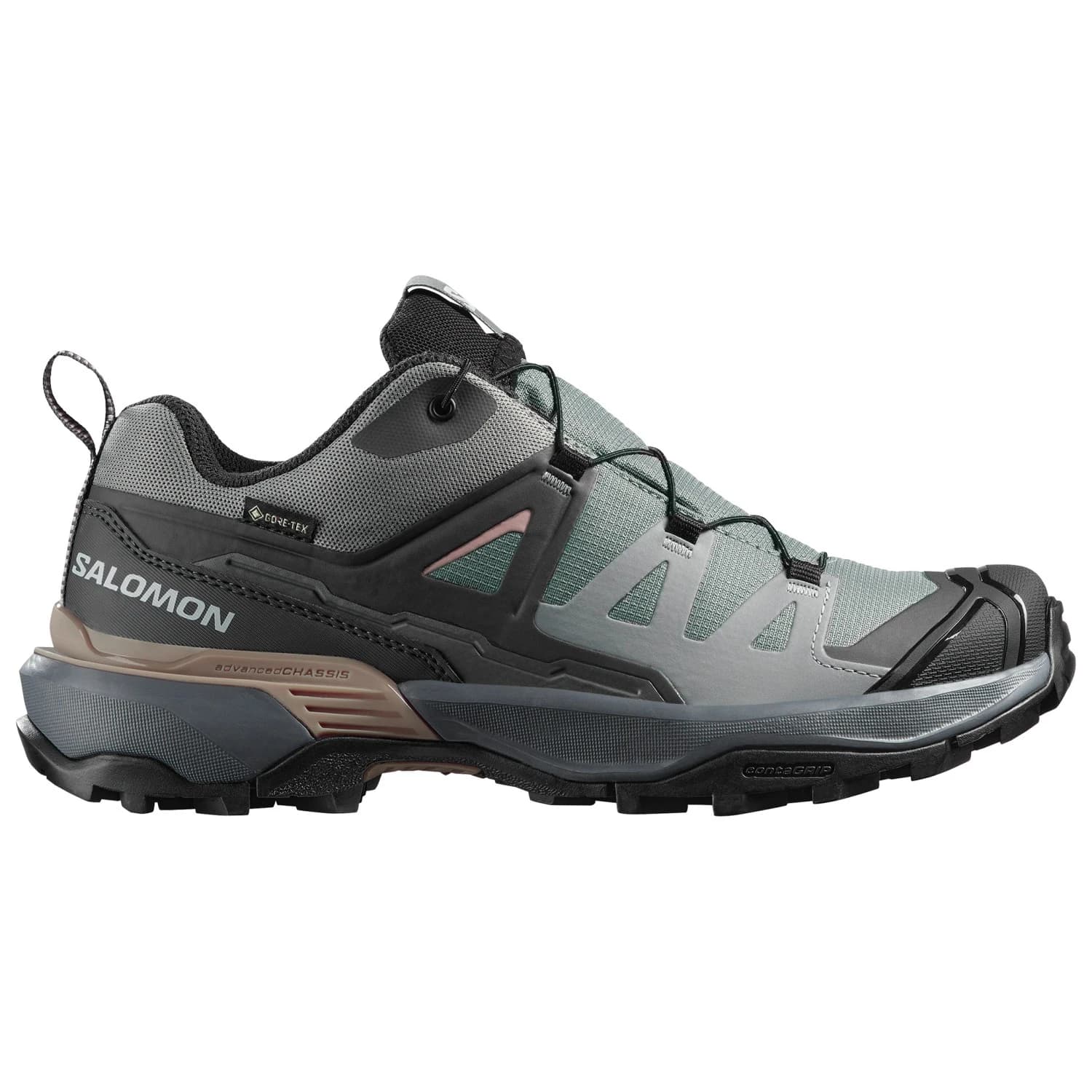Дамски мултиспорт обувки Salomon Women's X Ultra 360 GTX Multisport shoes - Sedona Sage / Urban Chic / Etherea