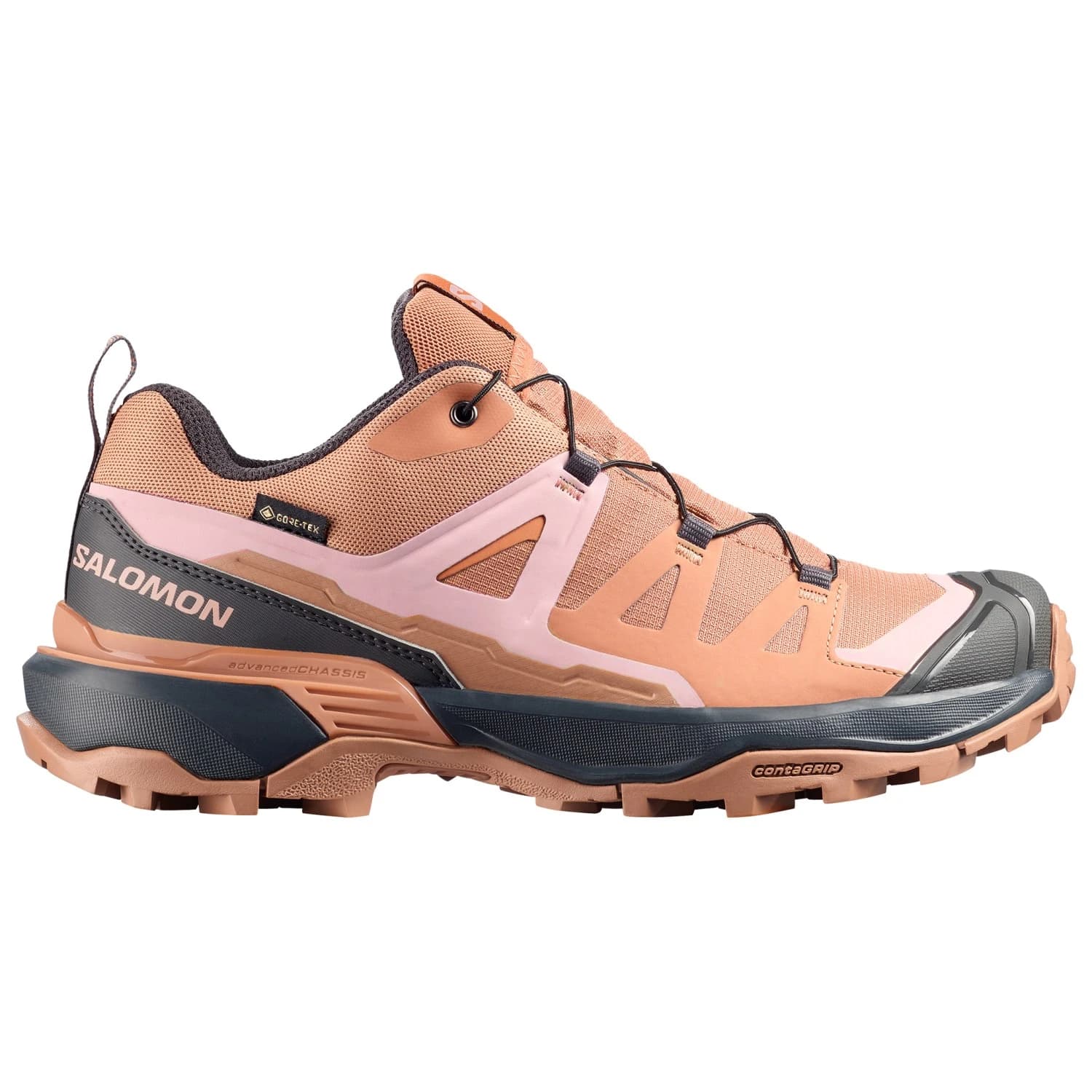 Дамски мултиспорт обувки Salomon Women's X Ultra 360 GTX Multisport shoes - Burro / Asphalt / Pecan Brown