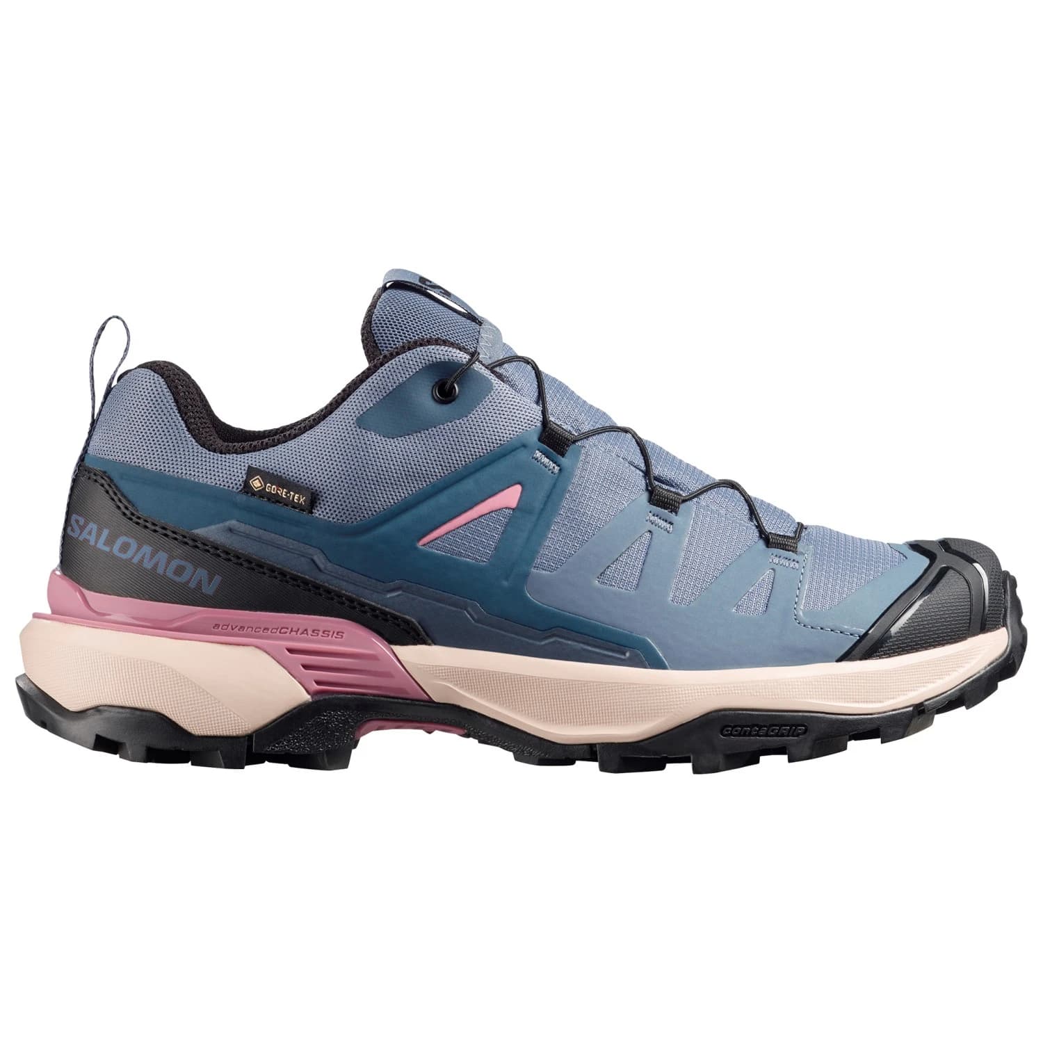 Дамски мултиспорт обувки Salomon Women's X Ultra 360 GTX Multisport shoes - Spellbound / Grisaille / Dusky Orchid