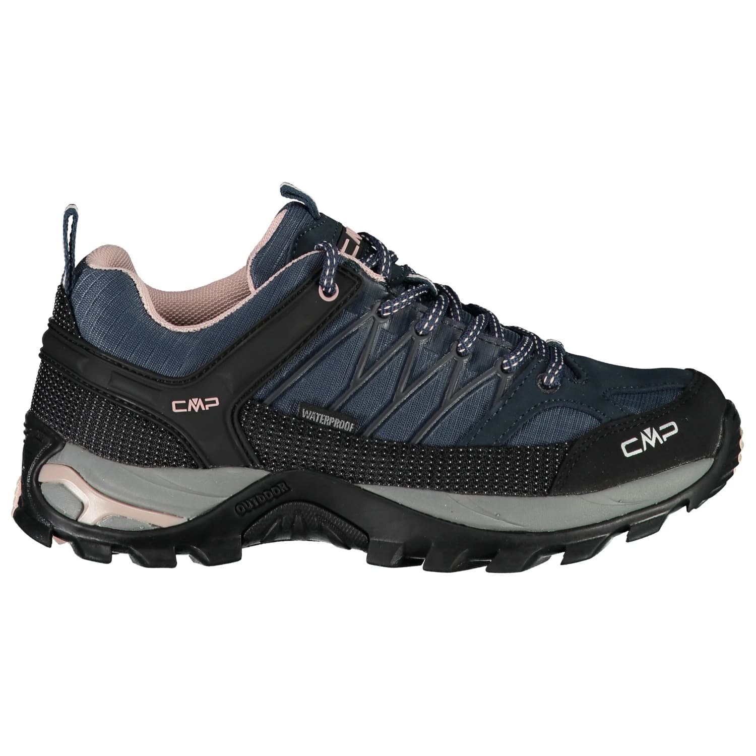Дамски мултиспорт обувки Cmp Women's Rigel Low WP Multisport shoes - Asphalt / Antracite / Rose