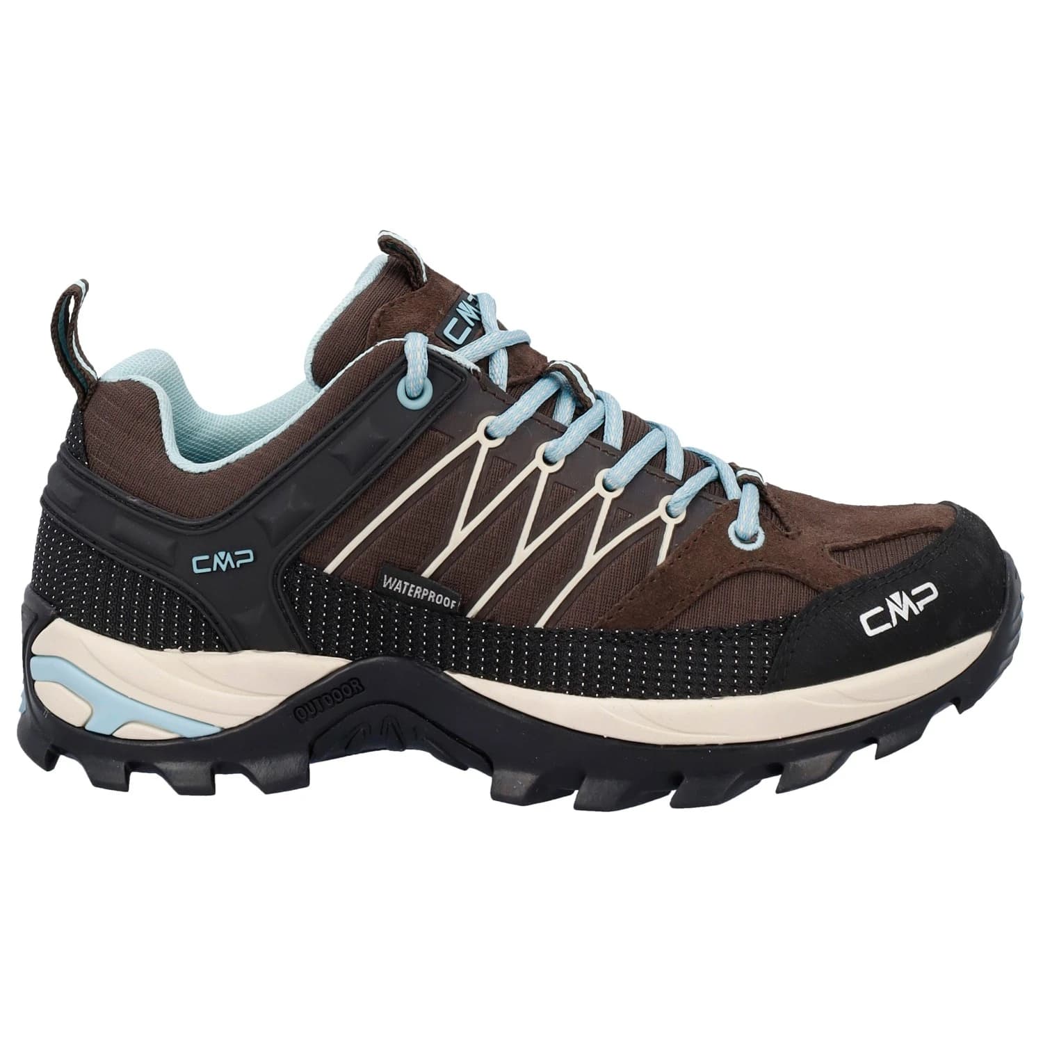 Дамски мултиспорт обувки Cmp Women's Rigel Low WP Multisport shoes - Toffee / Lagoon