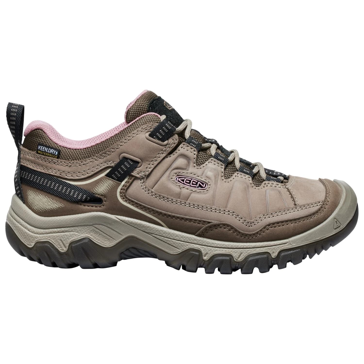 Дамски мултиспорт обувки Keen Women's Targhee IV WP Multisport shoes - Brindle / Nostalgia Rose