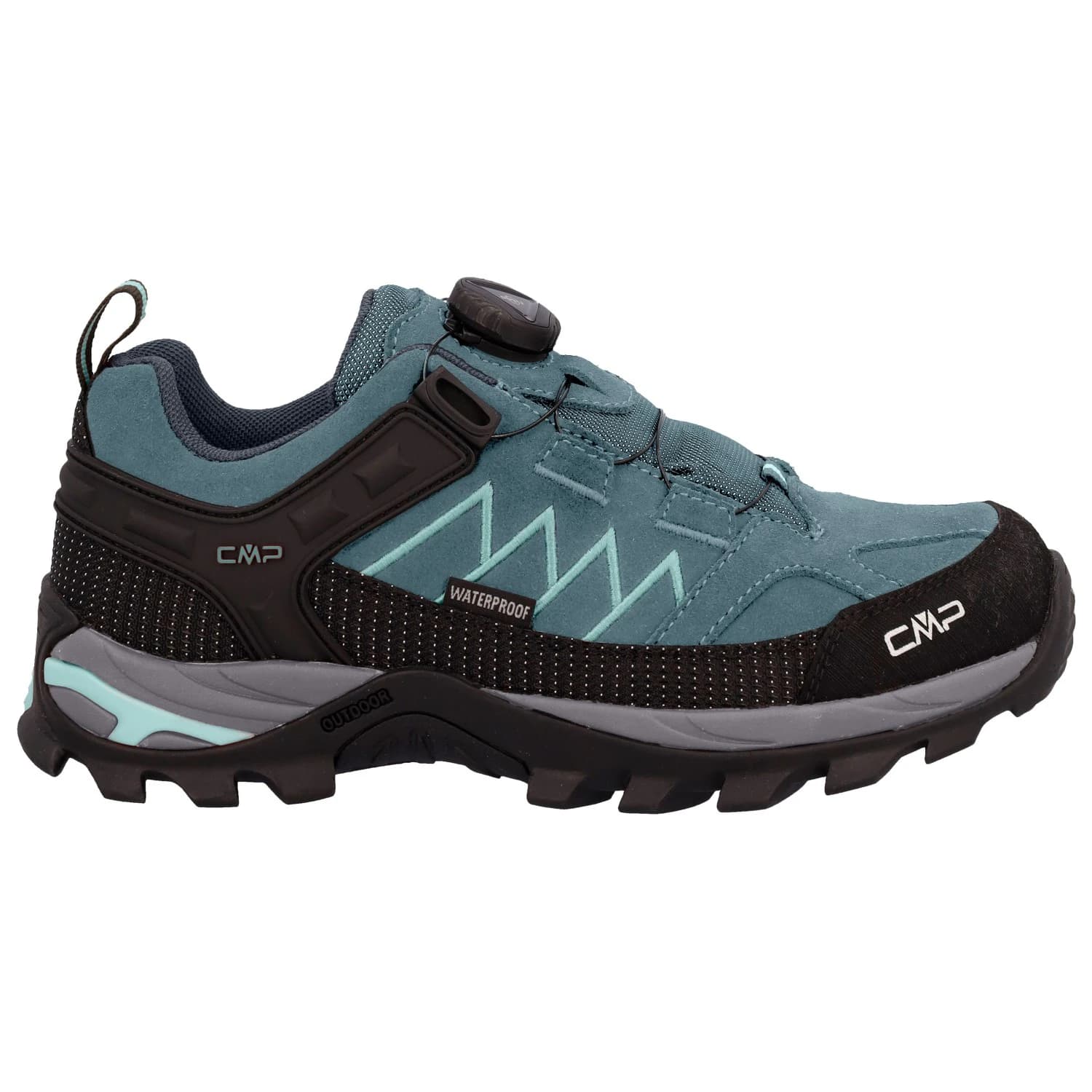 Дамски мултиспорт обувки CMP Women's Rigel Low Fitgo Trekking Shoes WP 3Q13586 Multisport shoes - Mineral Green