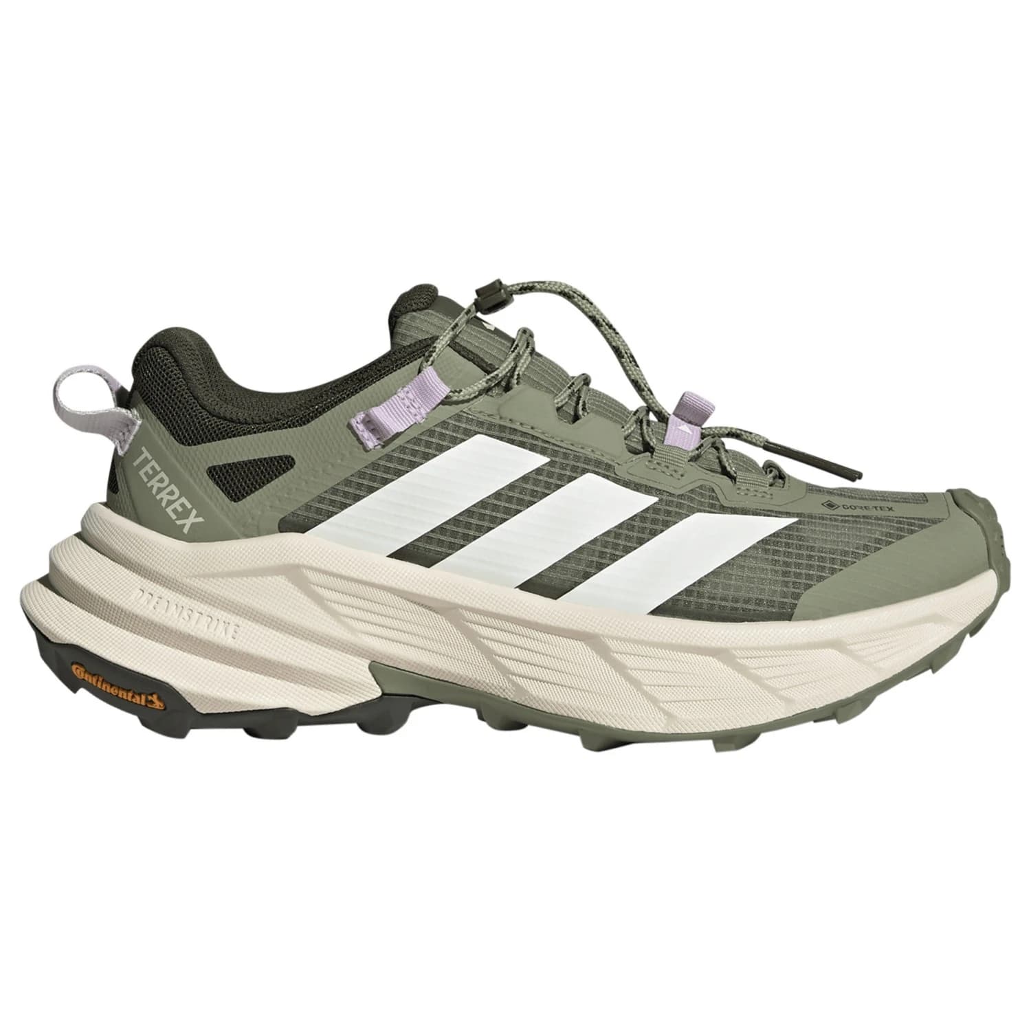 Дамски мултиспорт обувки adidas Terrex Women's Freehiker SL GTX Multisport shoes - Tent Green / Off White / Ice Lavender