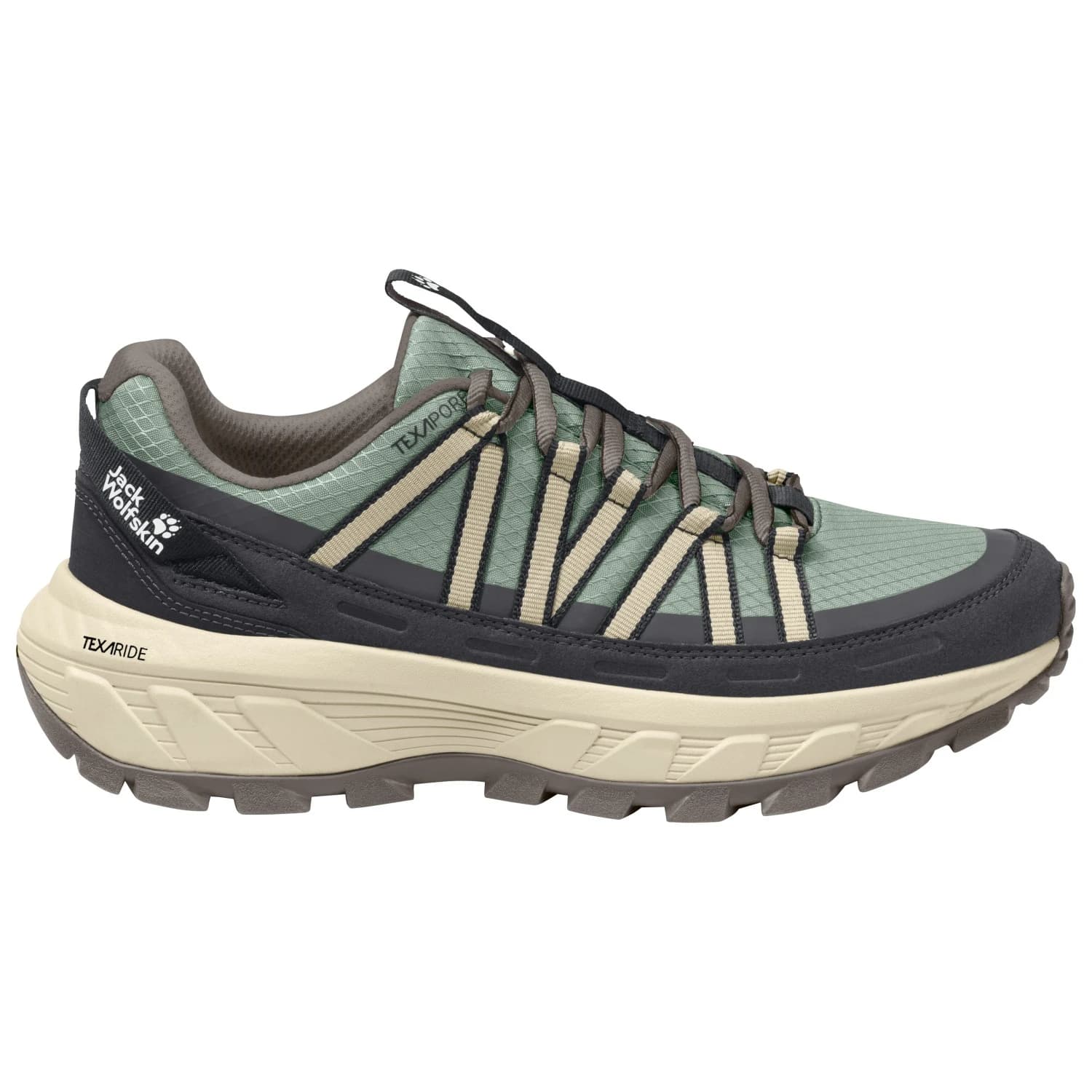 Дамски мултиспорт обувки Jack wolfskin Women's Wild Hike Texapore Low Multisport shoes - Green Zinnia