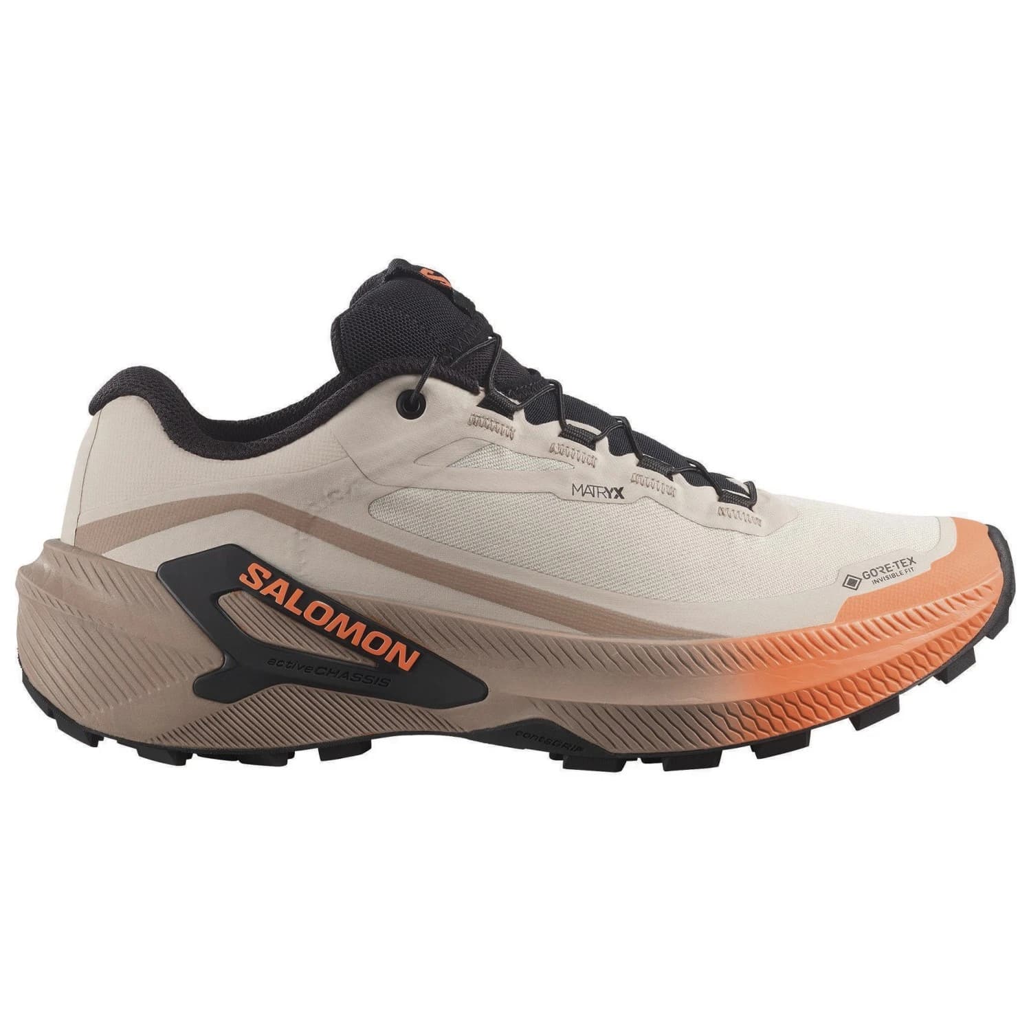 Дамски мултиспорт обувки Salomon Women's Genesis 2 GTX Trail running shoes - Rainy Day / Desert Tan / Nectarine