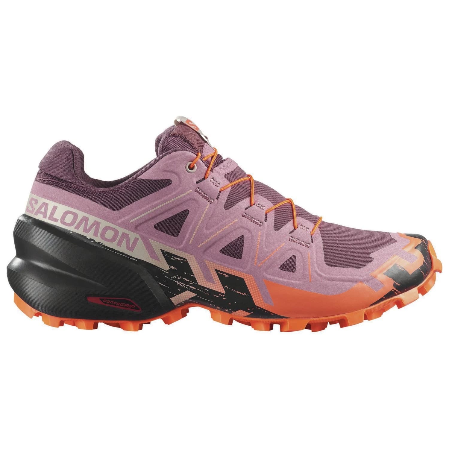 Дамски маратонки Salomon Women's Speedcross 6 Trail running shoes - Huckleberry / Dusky Orchid / Nectarine