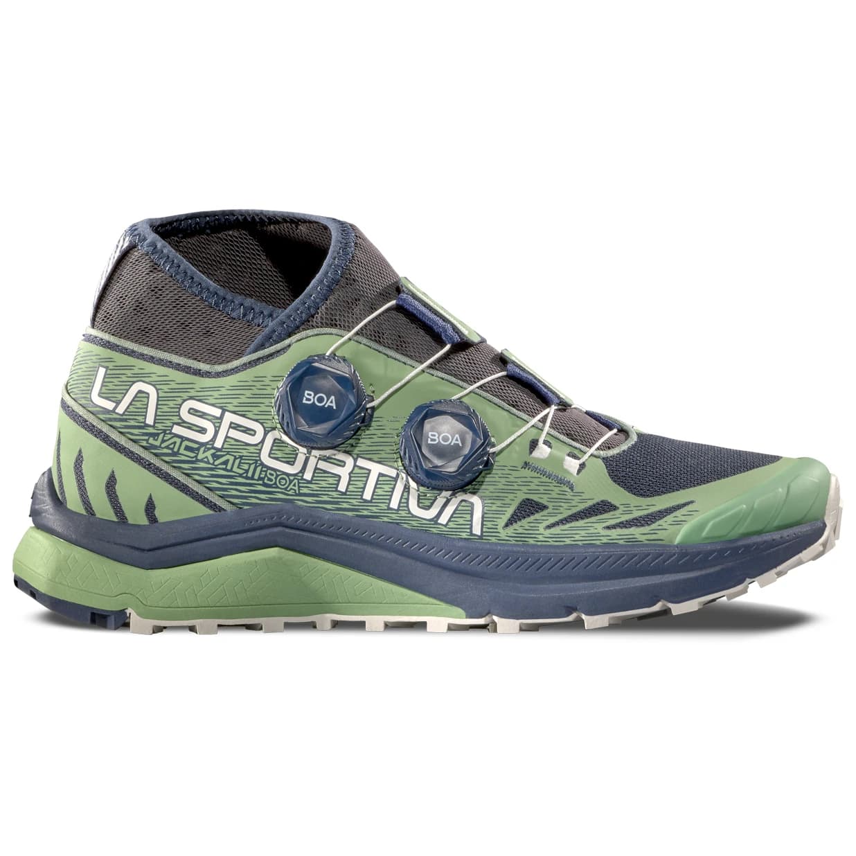 Дамски маратонки La sportiva Women's Jackal II Boa Trail running shoes - Night Sky / Aspen Green
