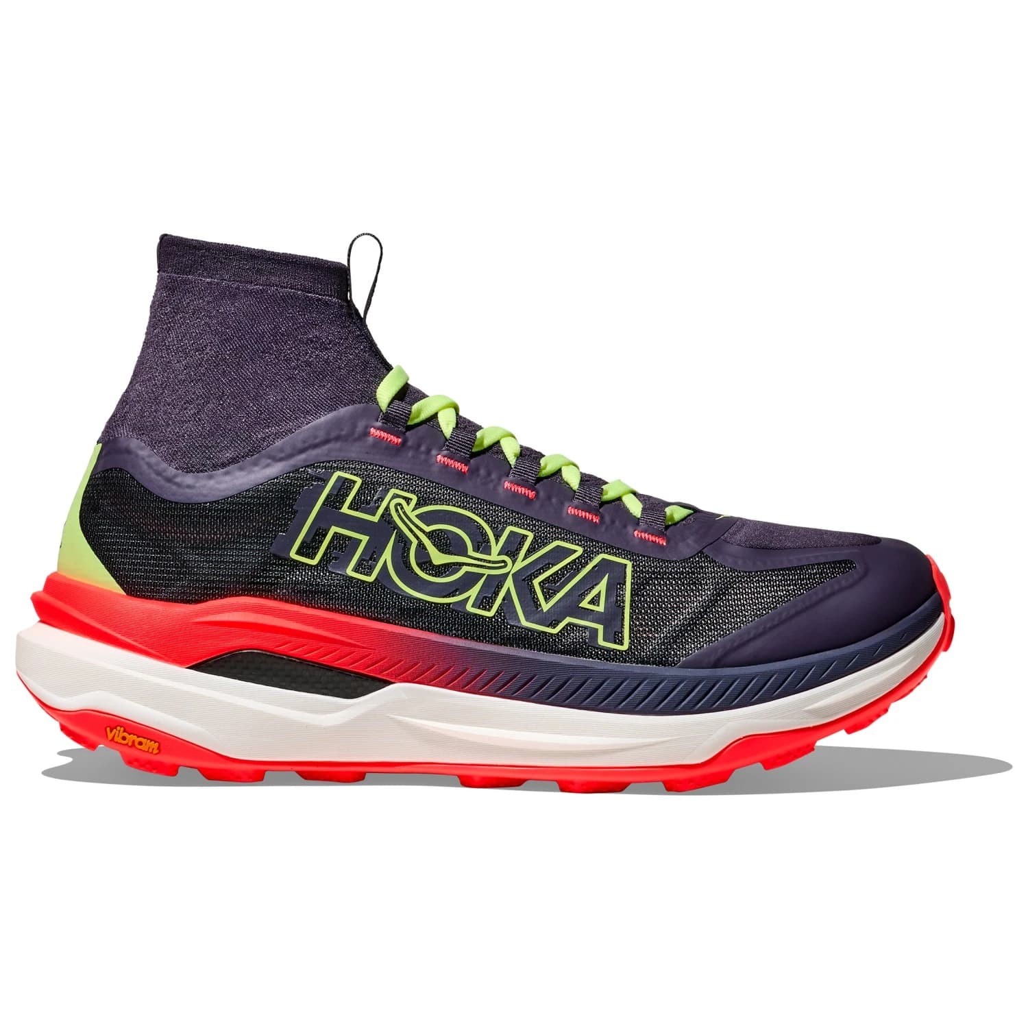 Дамски маратонки HOKA Women's Tecton X 3 Trail running shoes - Squid Ink / Neon Flame
