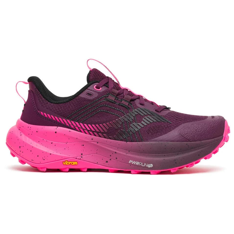 Дамски маратонки Saucony Women's Xodus Ultra 4 Trail running shoes - Eggplant / Shock